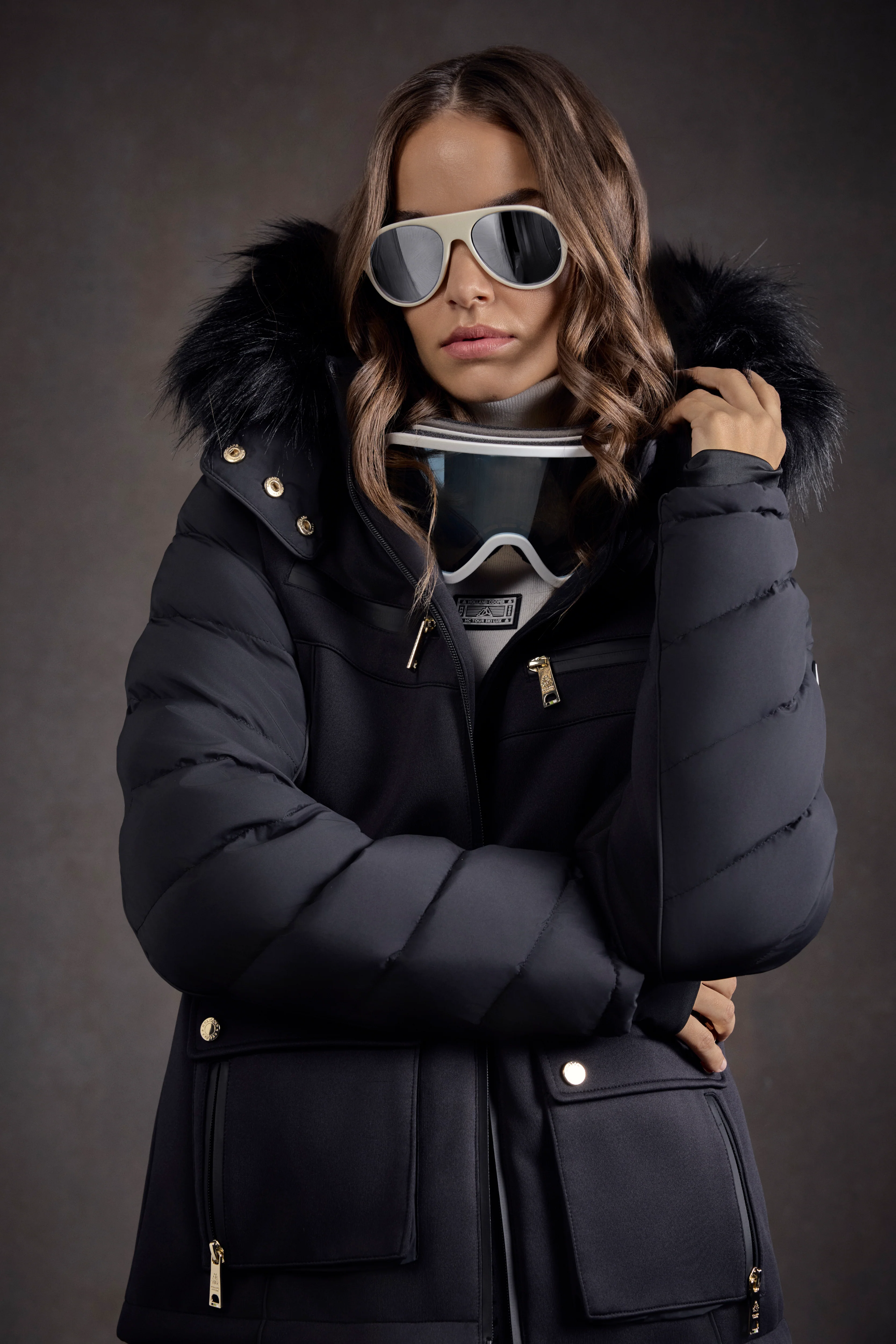 Ski Jacket (Black) - Image 4