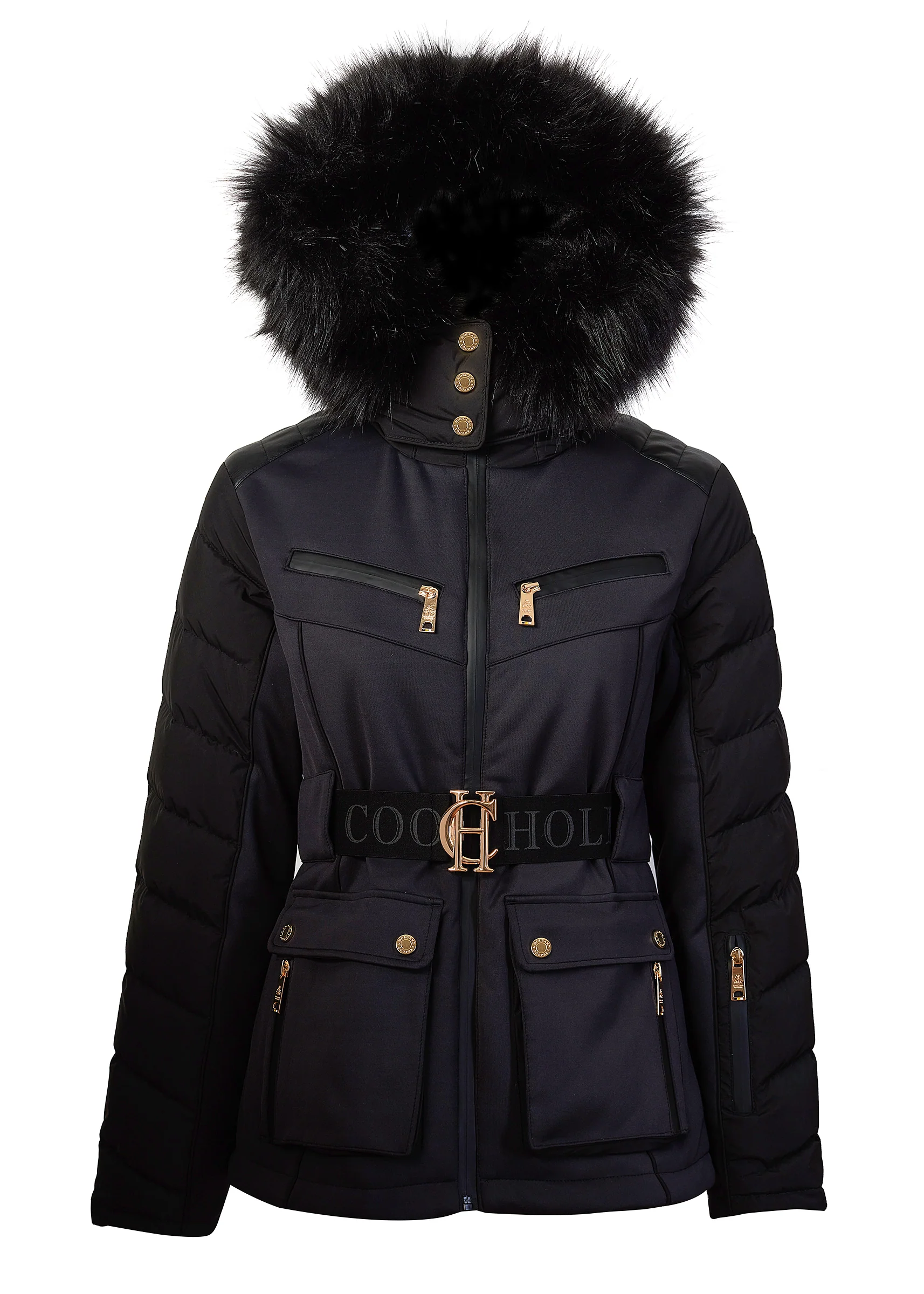 Ski Jacket (Black) - Image 5