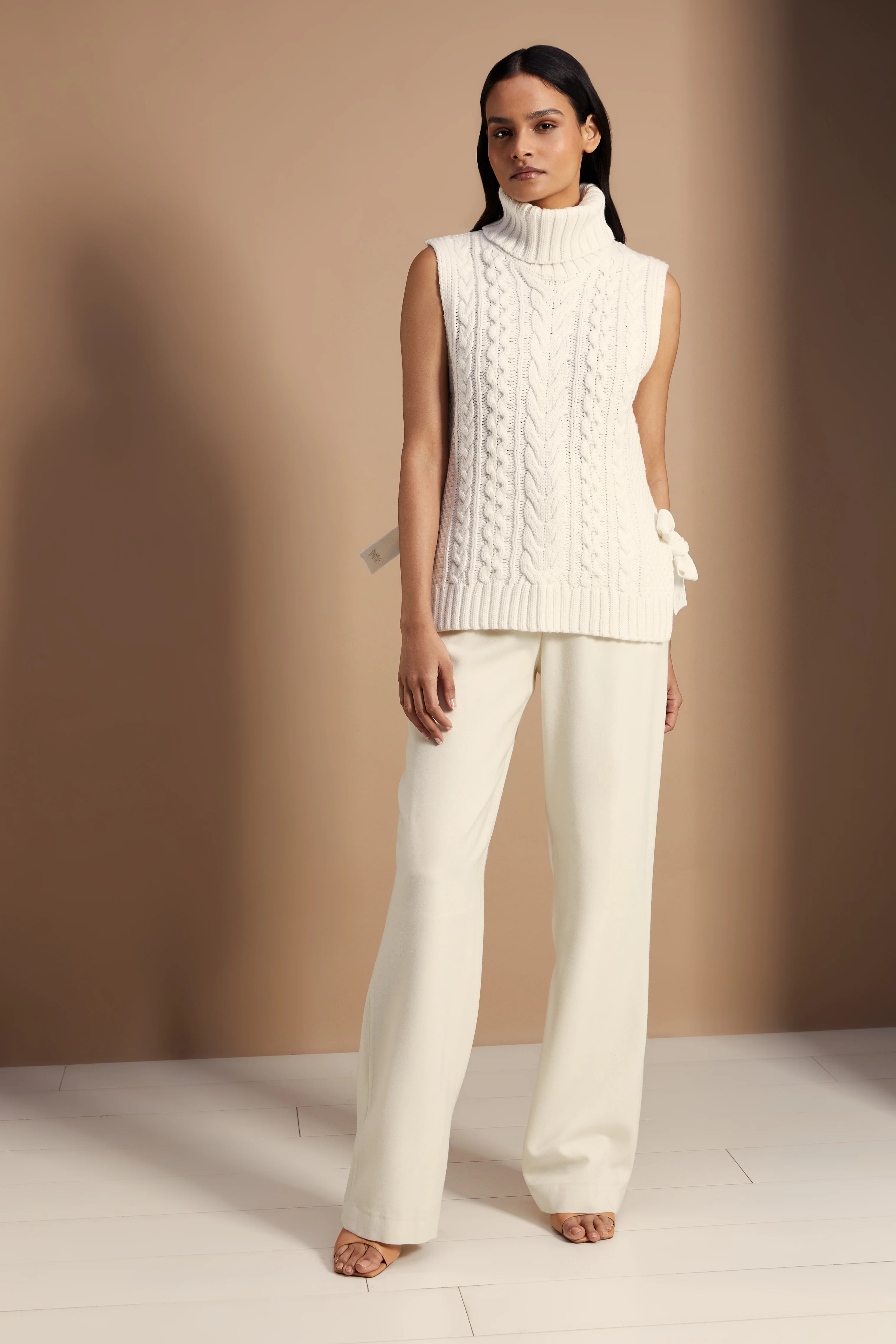 Sleeveless Knit (Natural) - Image 2