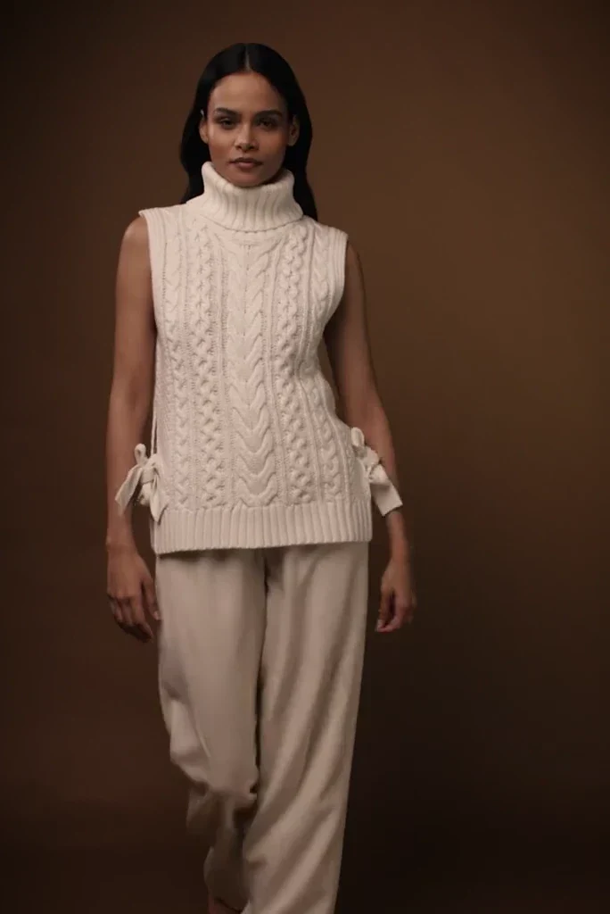 Sleeveless Knit (Natural) - Image 5