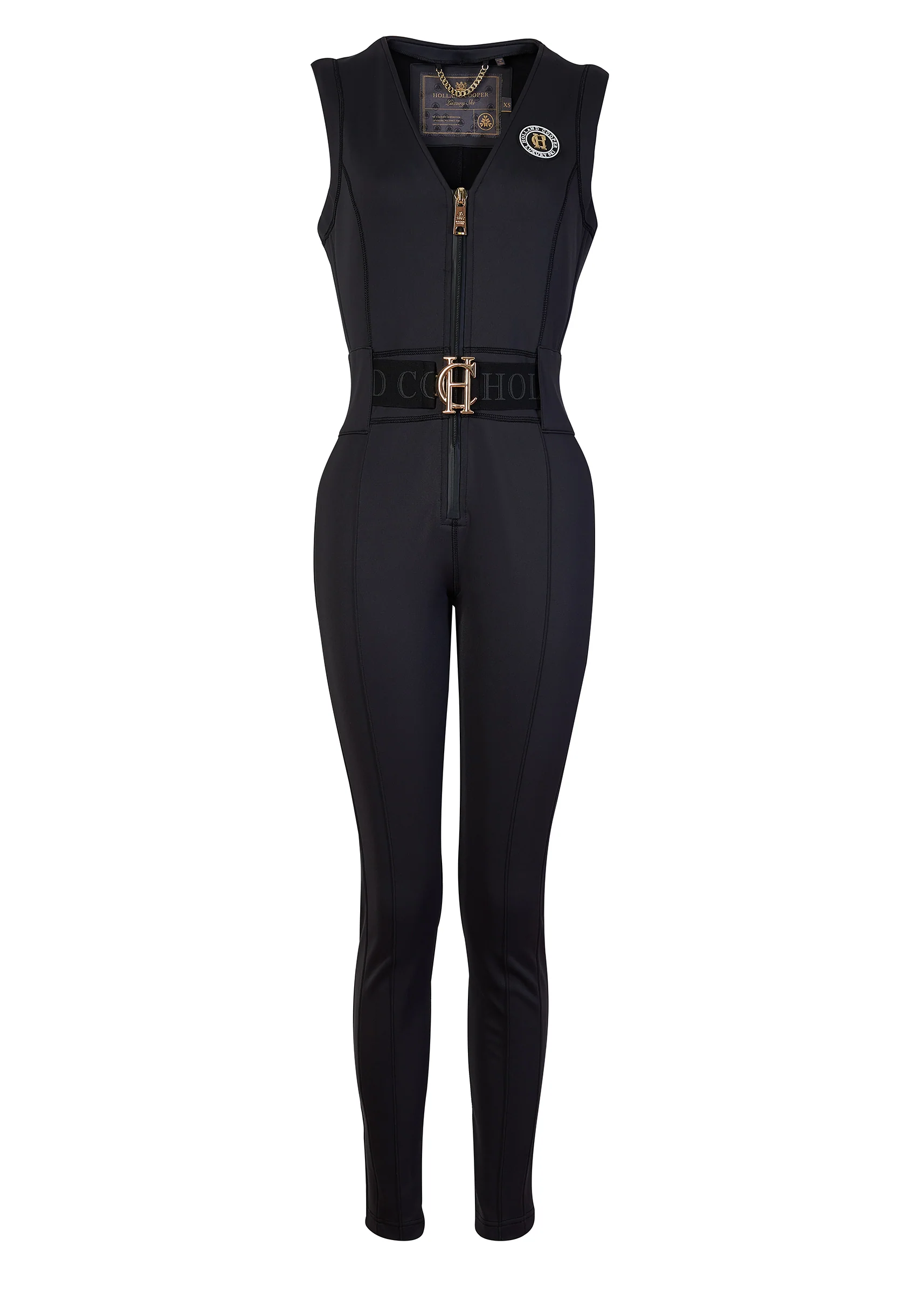 Sleeveless Ski Suit (Black) - Image 4