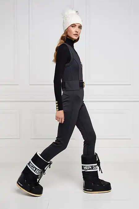 Sleeveless Ski Suit (Black) - Image 6