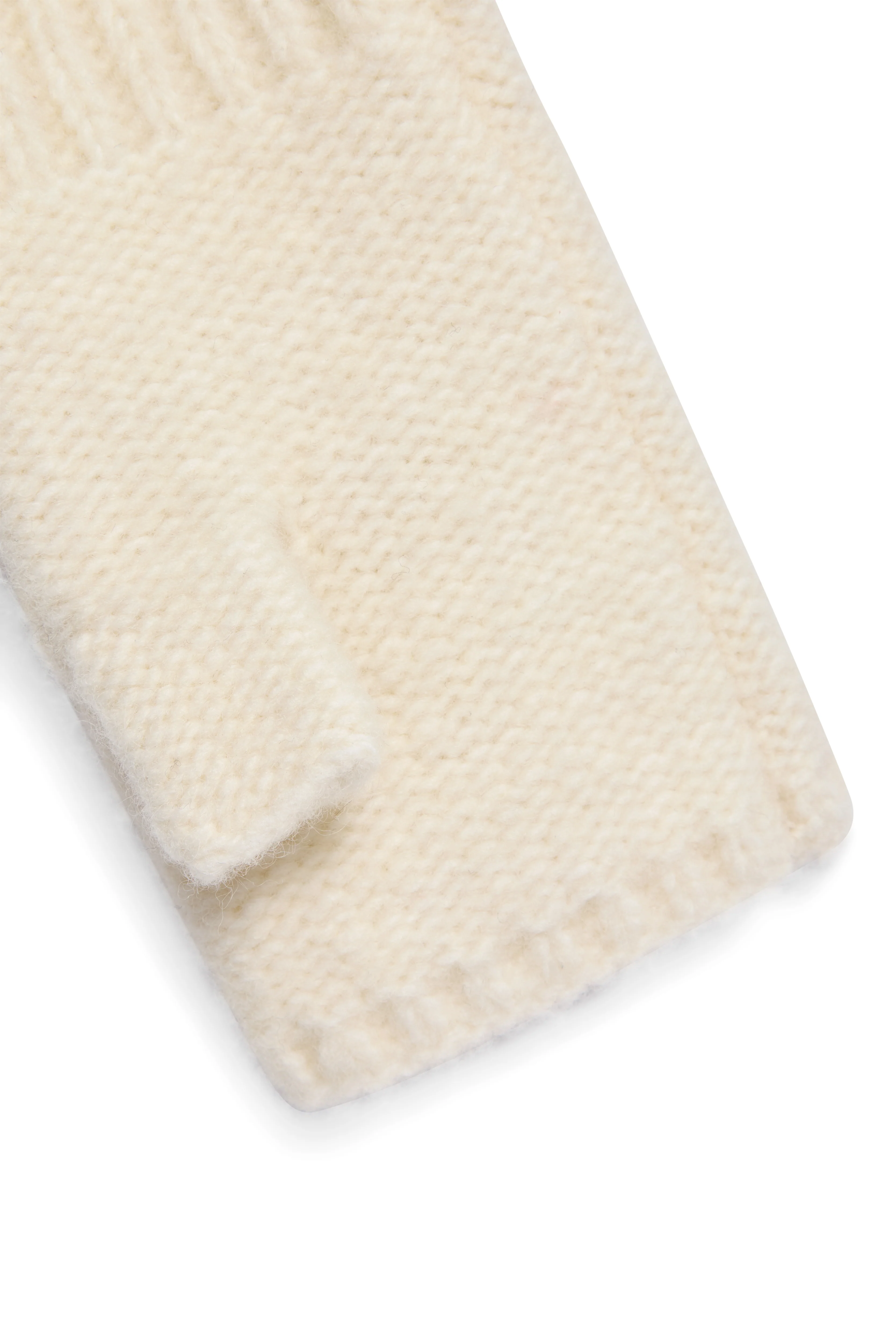 Sloane Fingerless Gloves (Cream) - Image 4