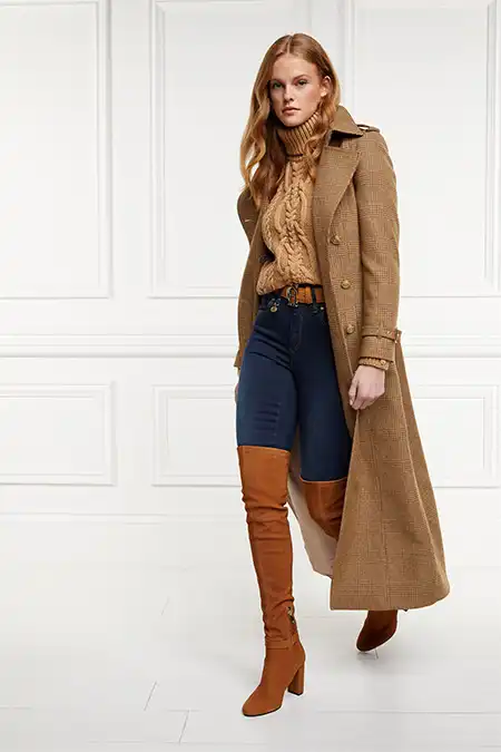 Sloane Over The Knee Boot (Tan) - Image 5