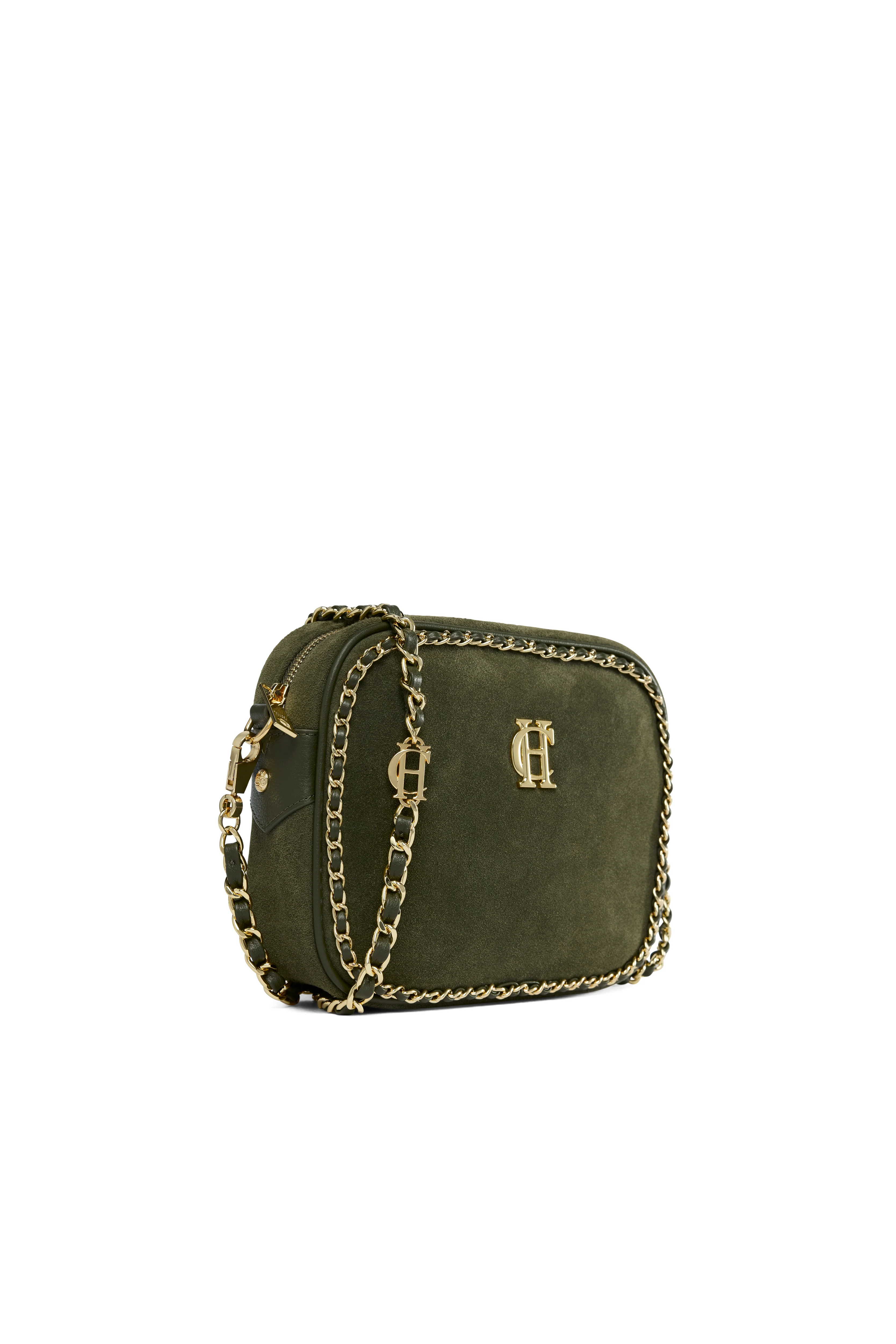 Soho Camera Bag (Olive Suede) - Image 5