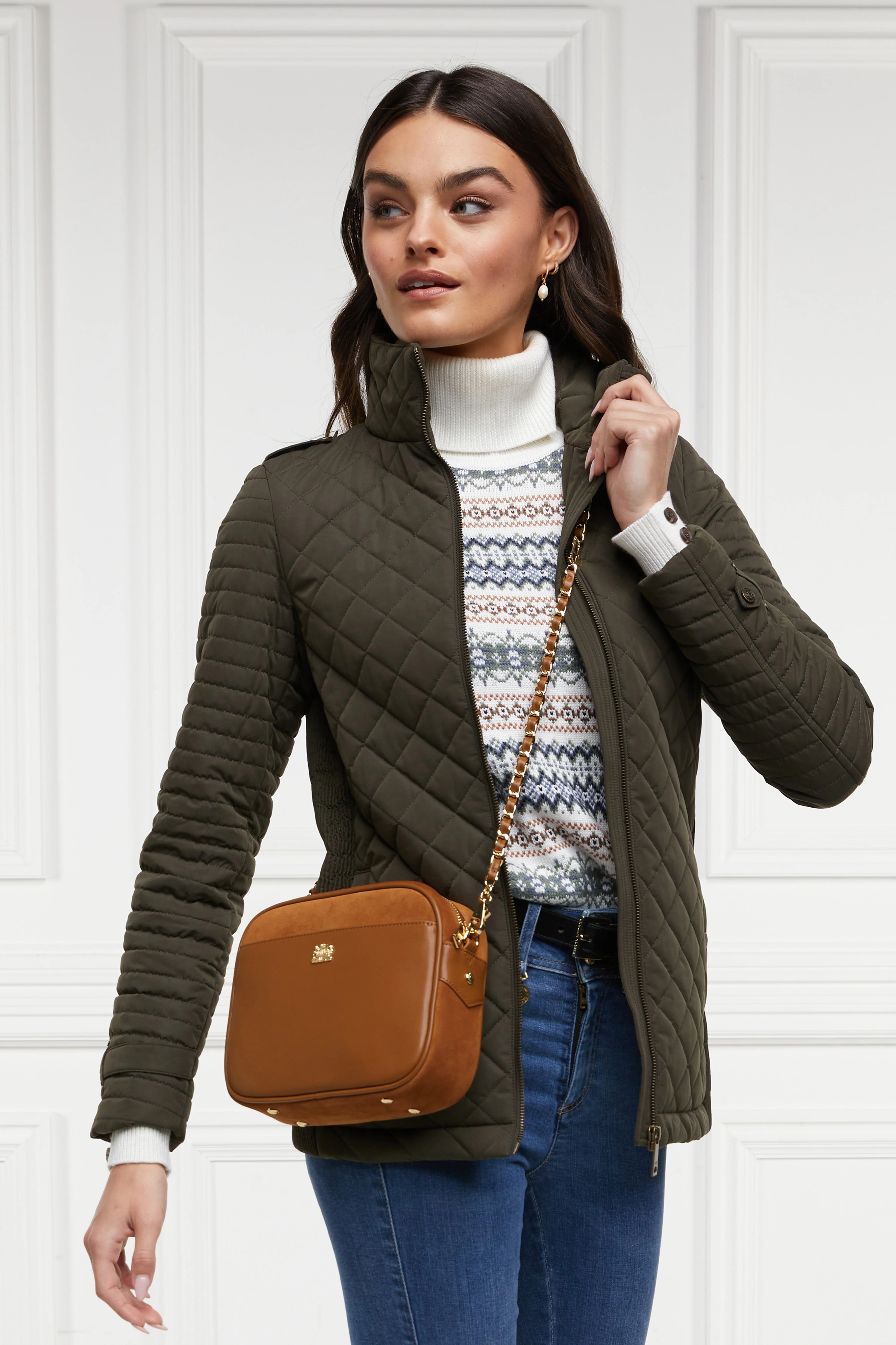 Soho Camera Bag (Tan Suede) - Image 2