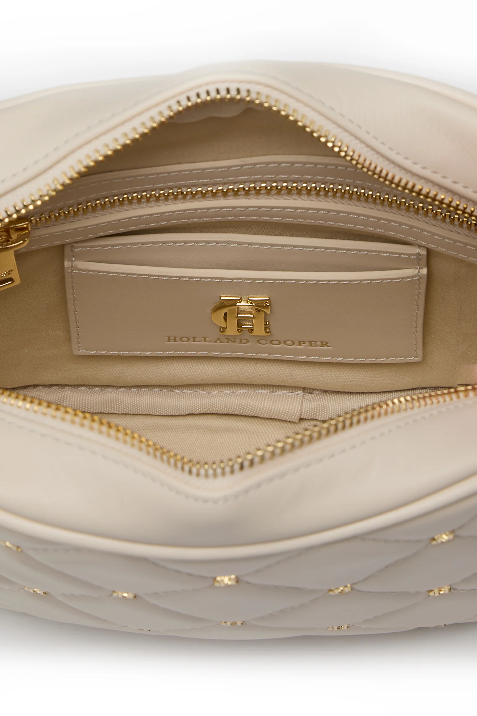 Soho Quilted Camera Bag (Cream) - Image 8