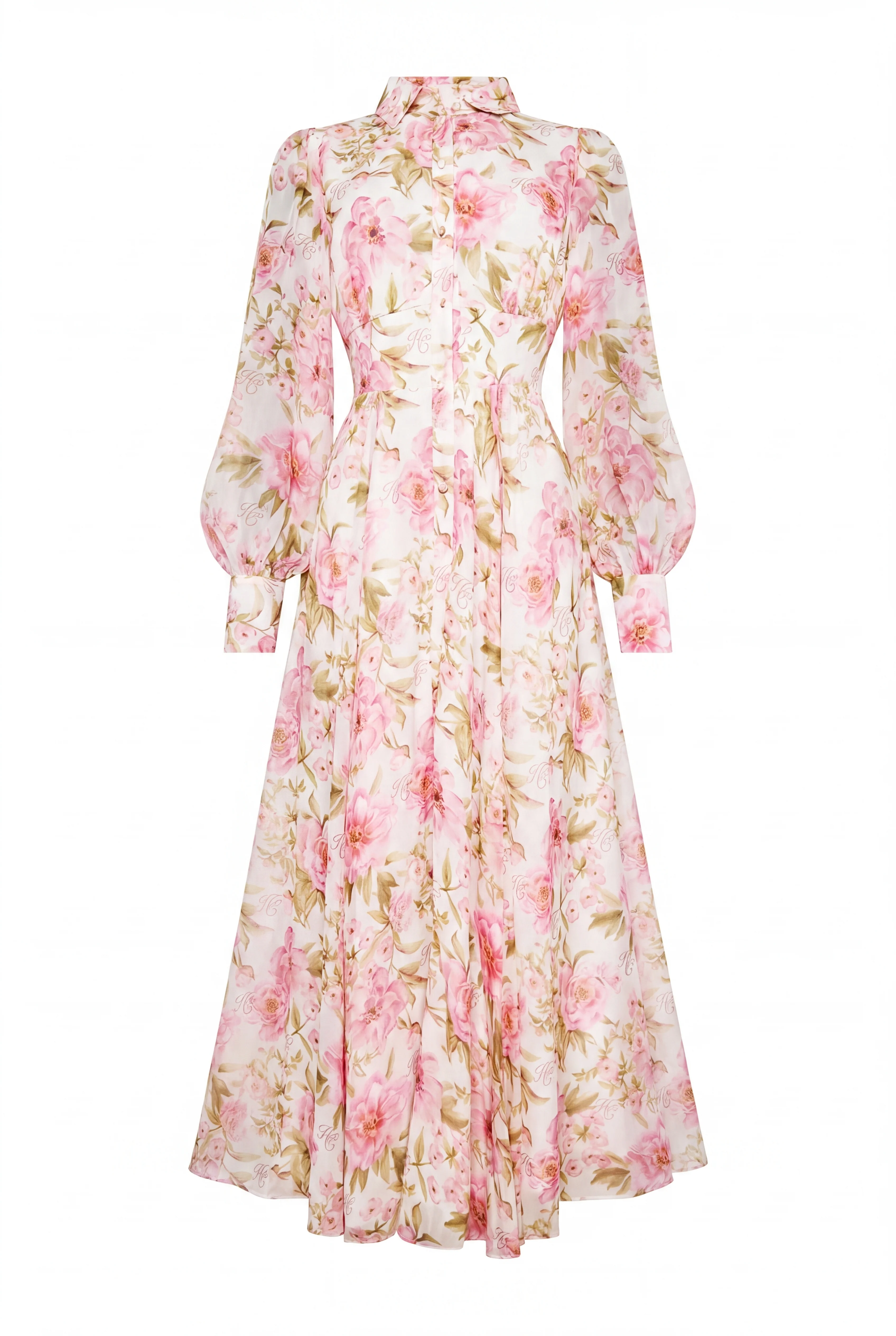 Sorrento Shirt Dress (Peony Ecru Floral) - Image 10