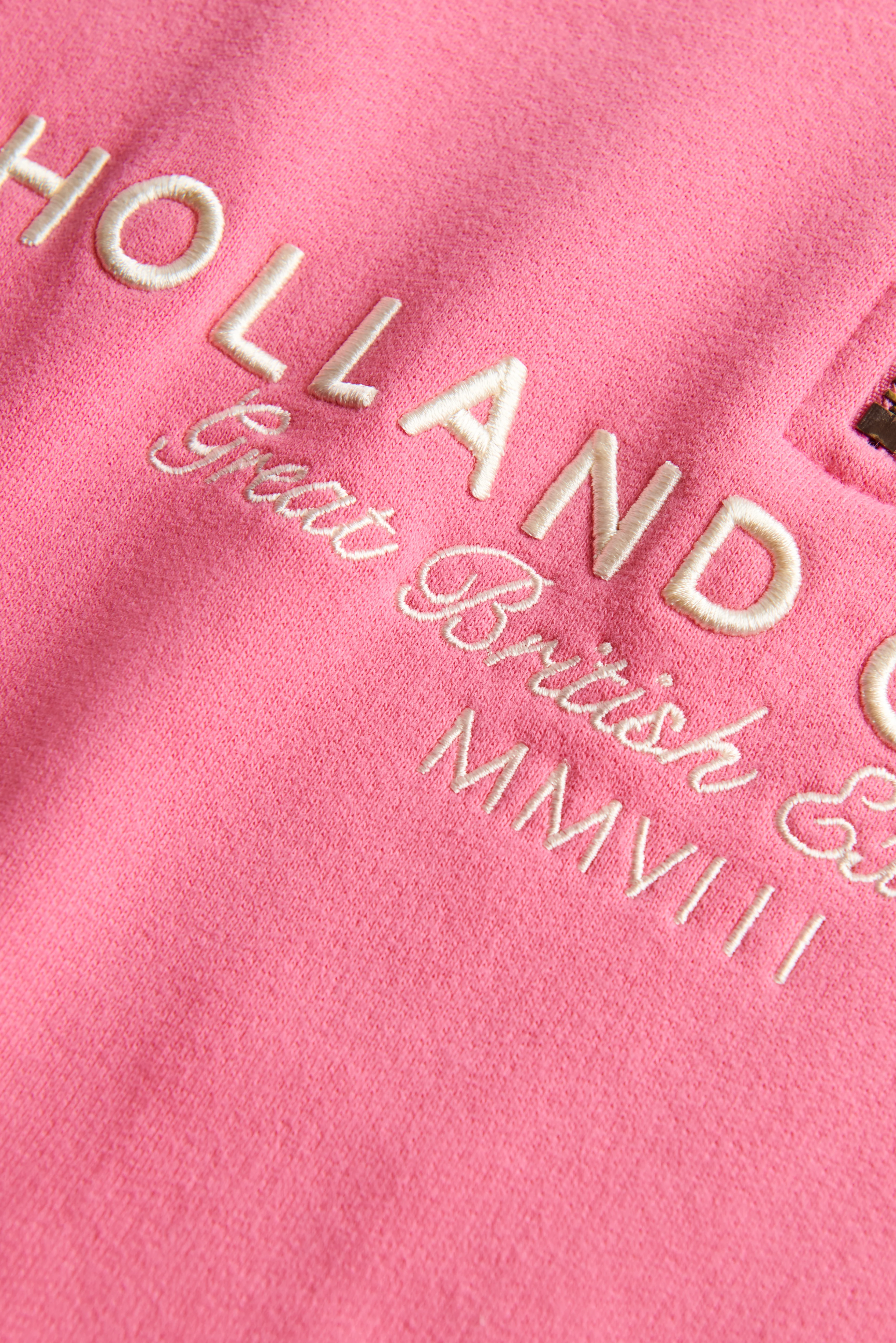 Sporting Goods Zip Henley (Peony Pink) - Image 9