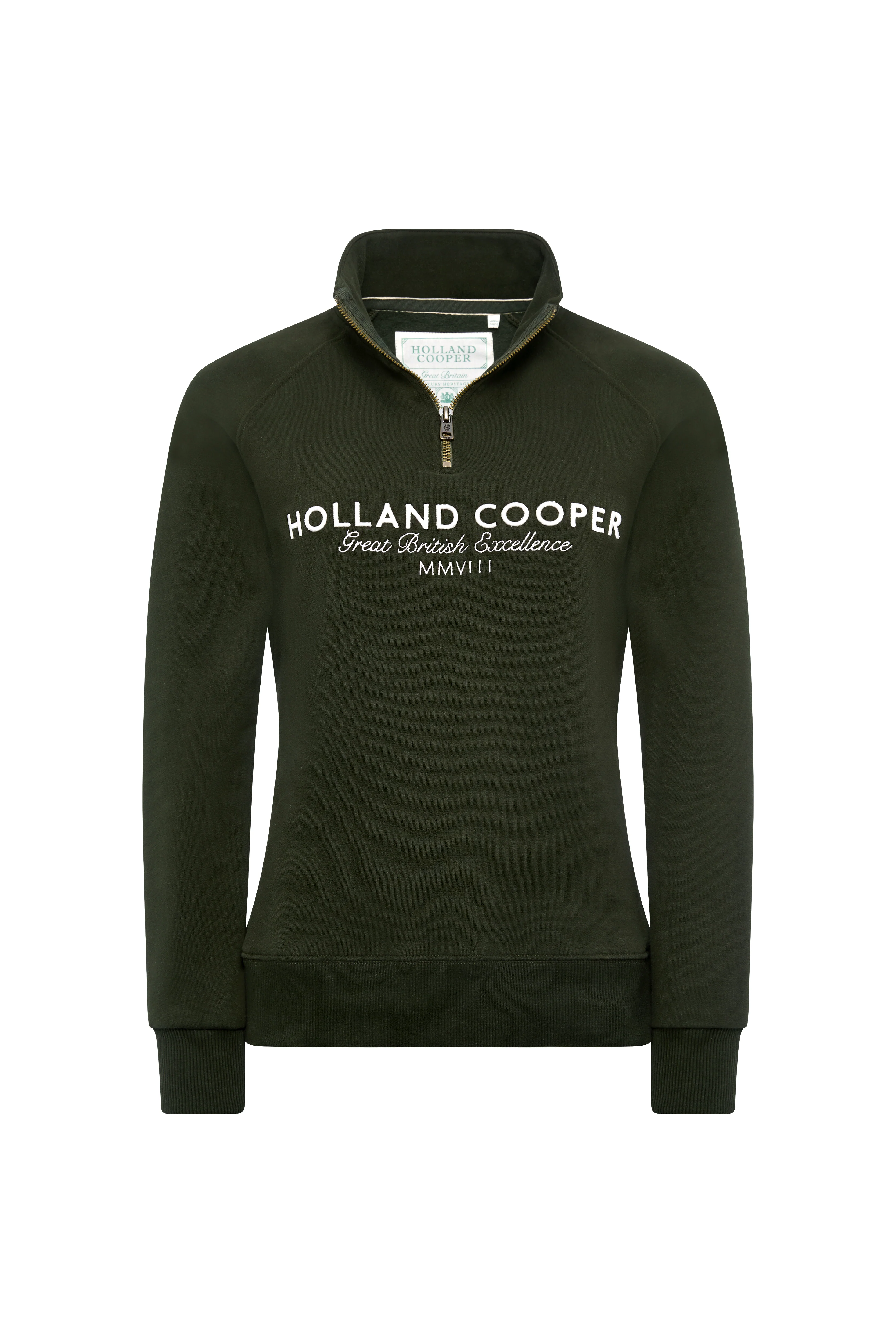 Sporting Goods Zip Henley (Racing Green) - Image 5