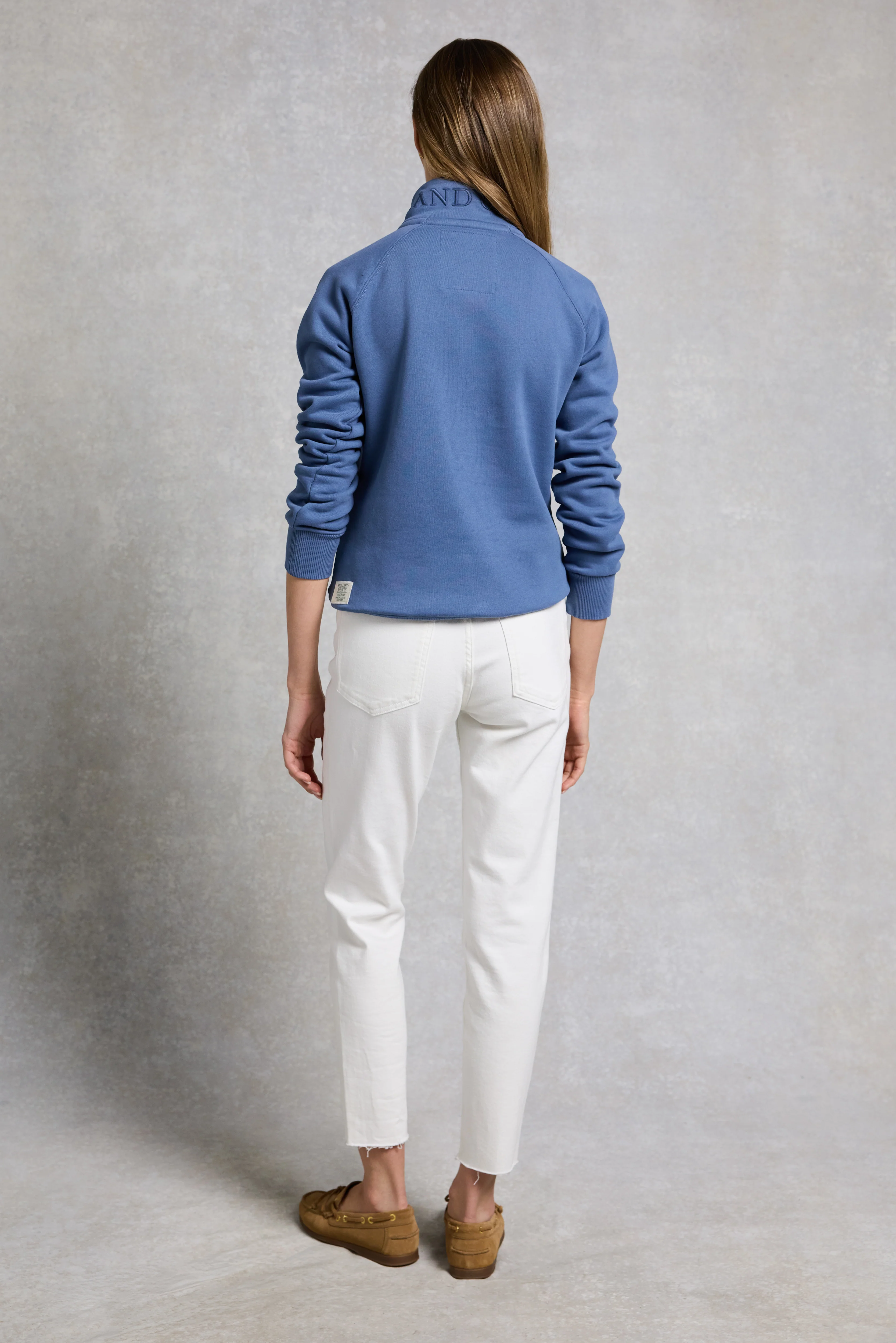 Sporting Goods Zip Henley (Vintage Blue) - Image 5
