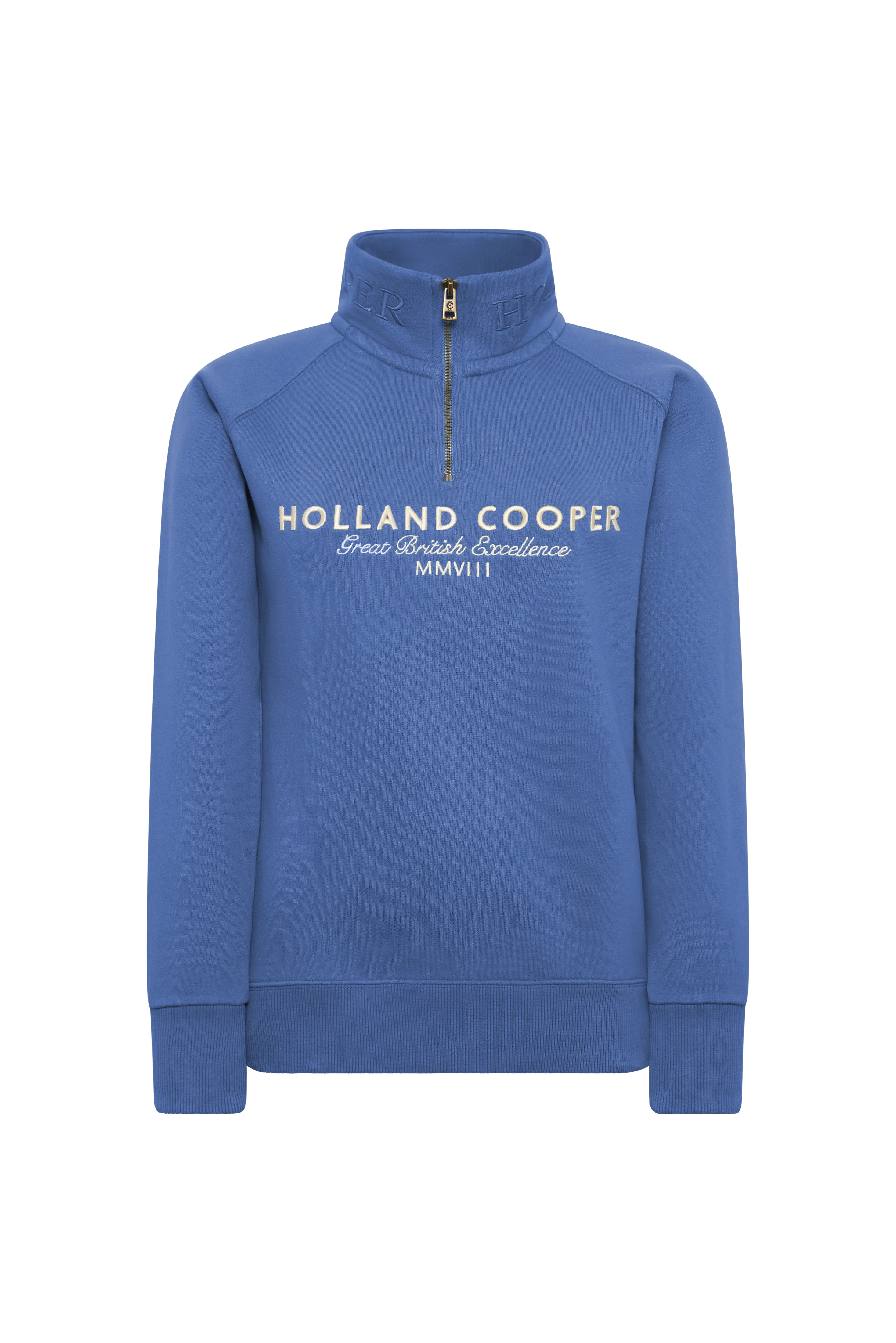 Sporting Goods Zip Henley (Vintage Blue) - Image 7