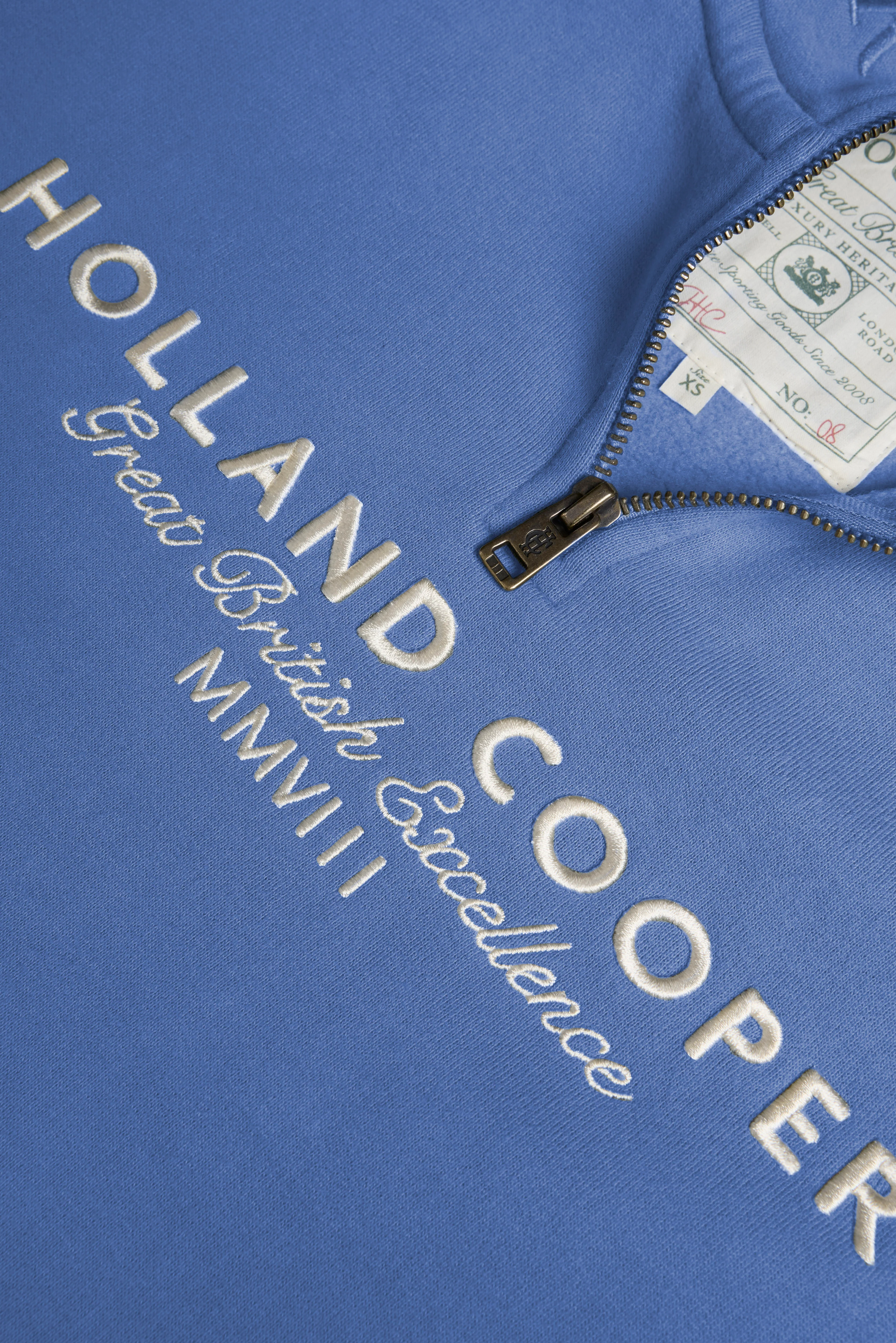 Sporting Goods Zip Henley (Vintage Blue) - Image 9