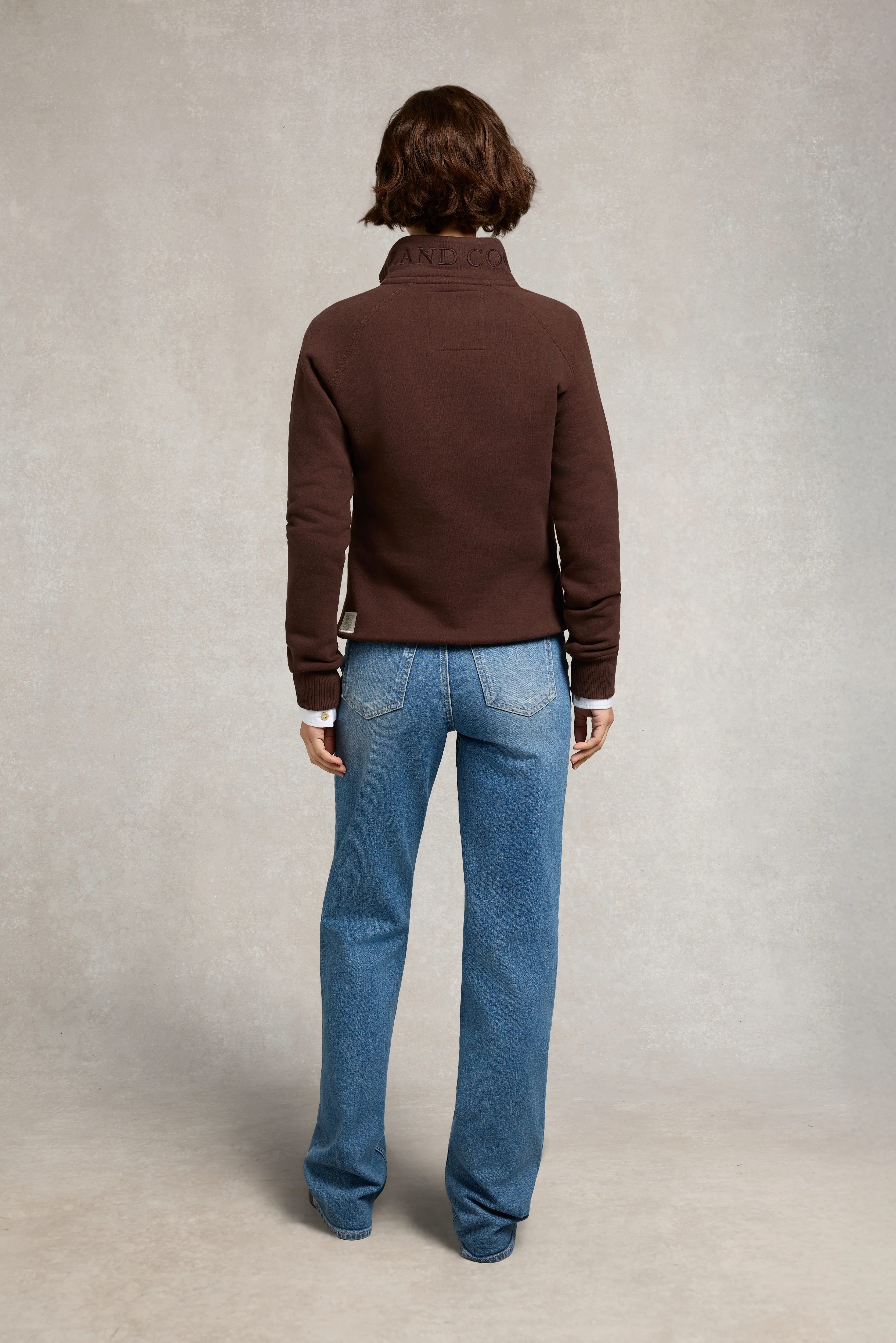 Sporting Goods Zip Henley (Walnut) - Image 5
