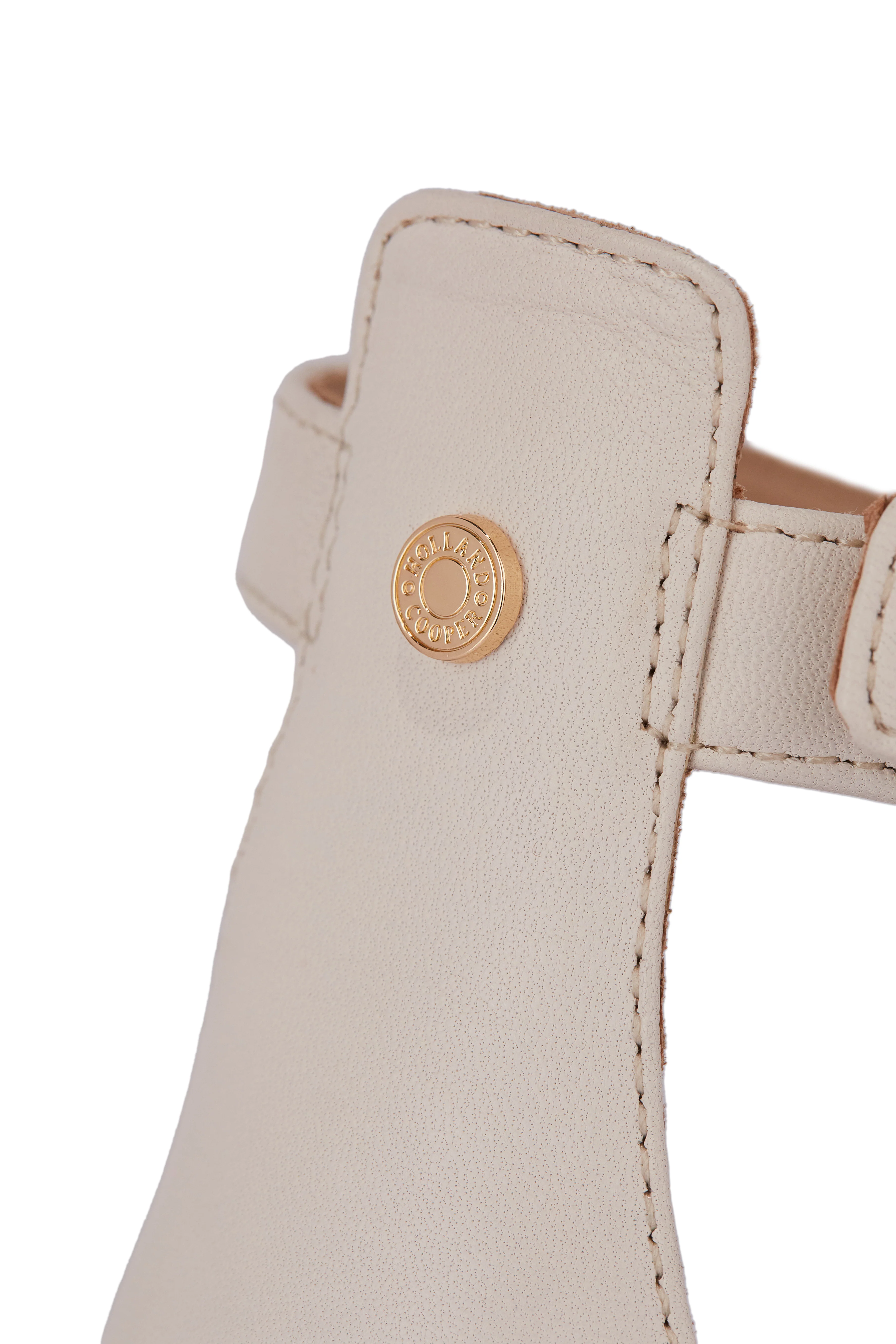 St Lucia Espadrille Wedge (Cream Leather) - Image 8