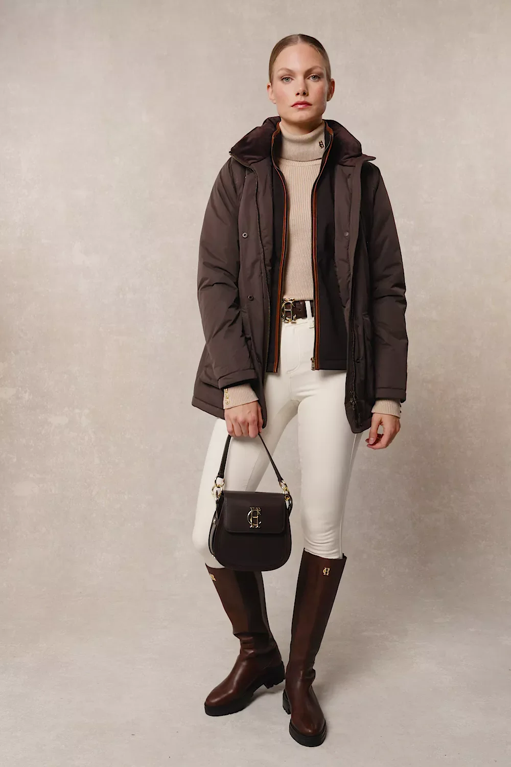 Stamford Country Coat (Chocolate) - Image 5