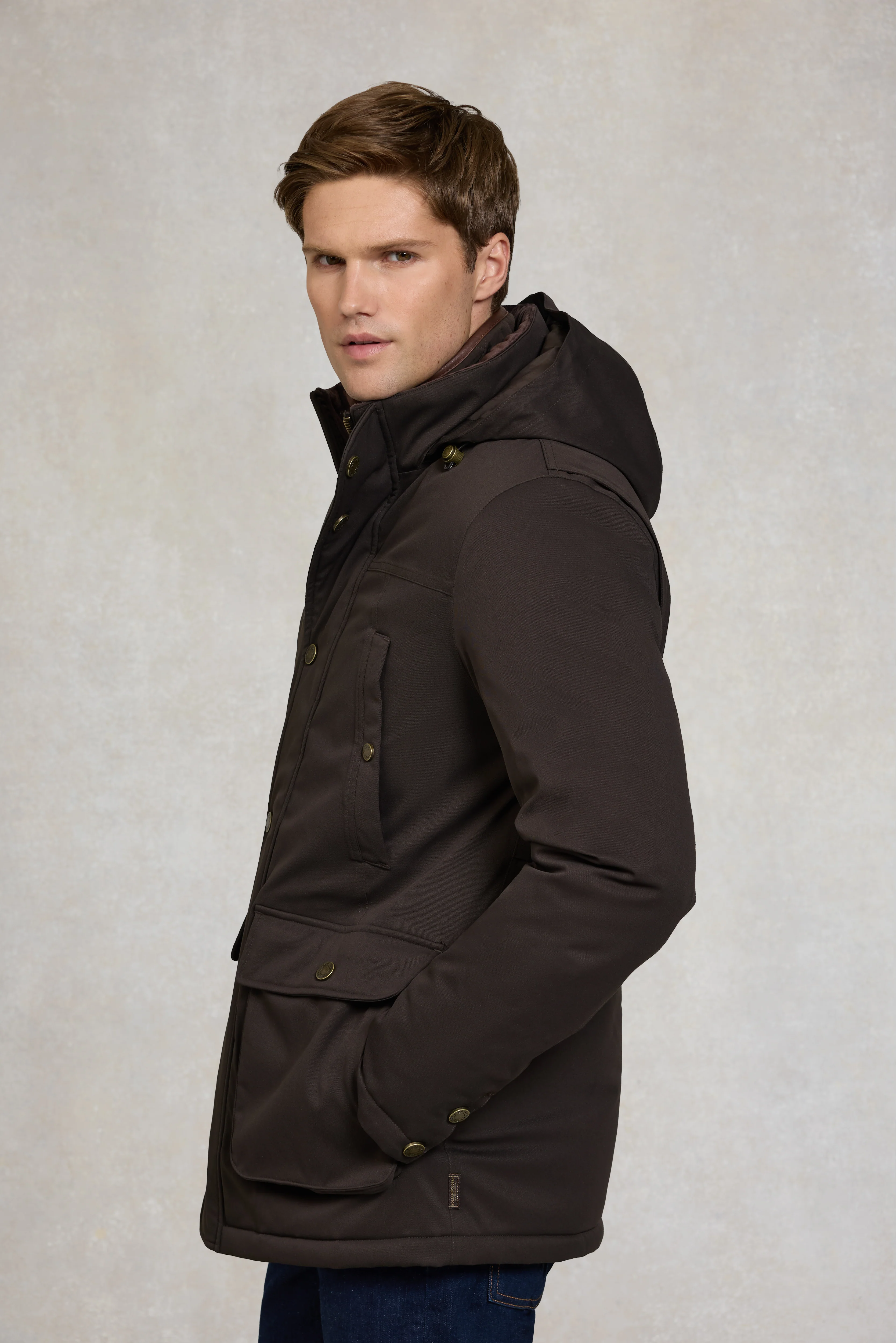 Men's Stamford Field Coat (Chocolate) - Image 7