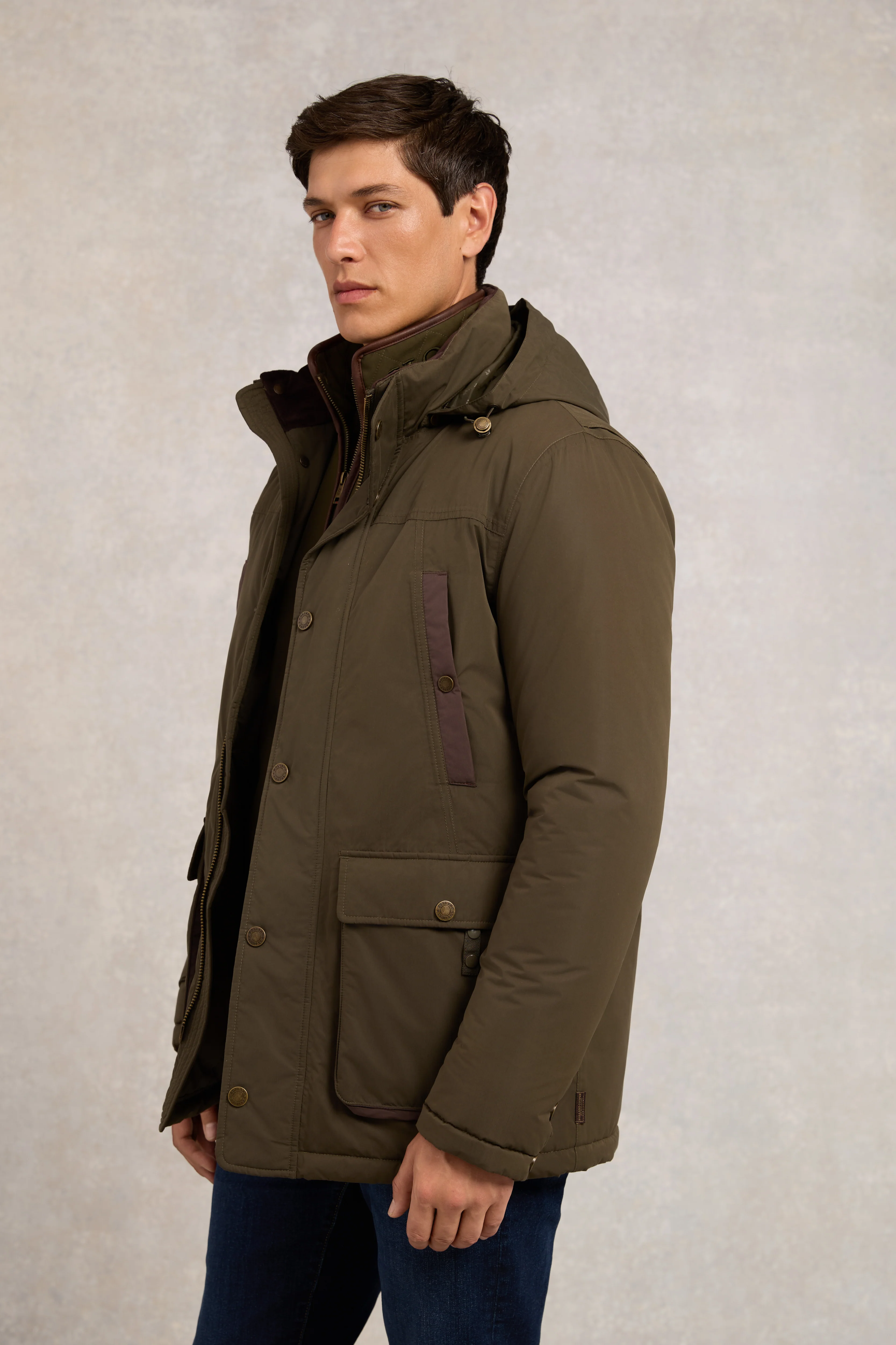 Men's Stamford Field Coat (Khaki) - Image 6