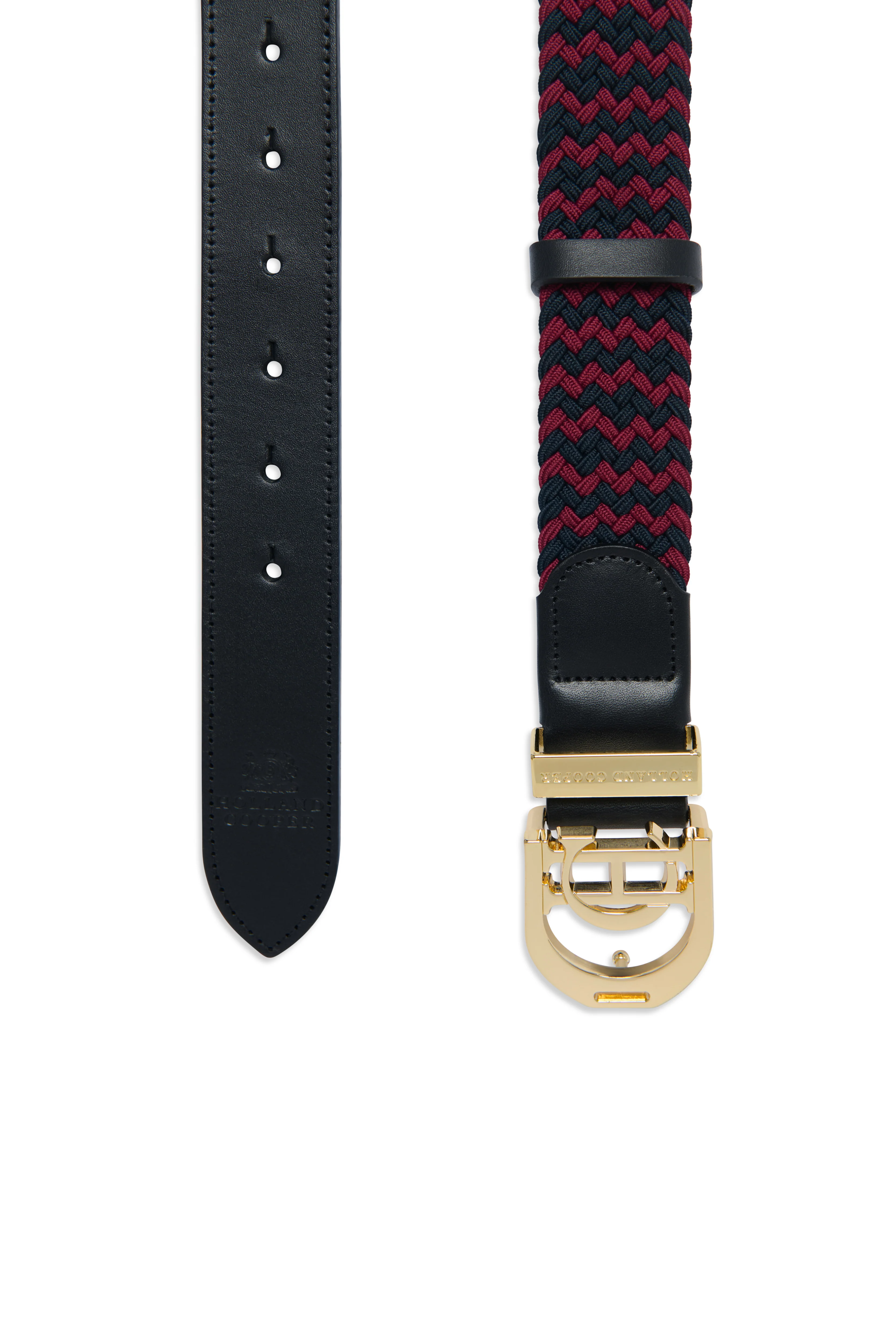 Stirrup Heritage Belt (Oxblood Navy) - Image 6