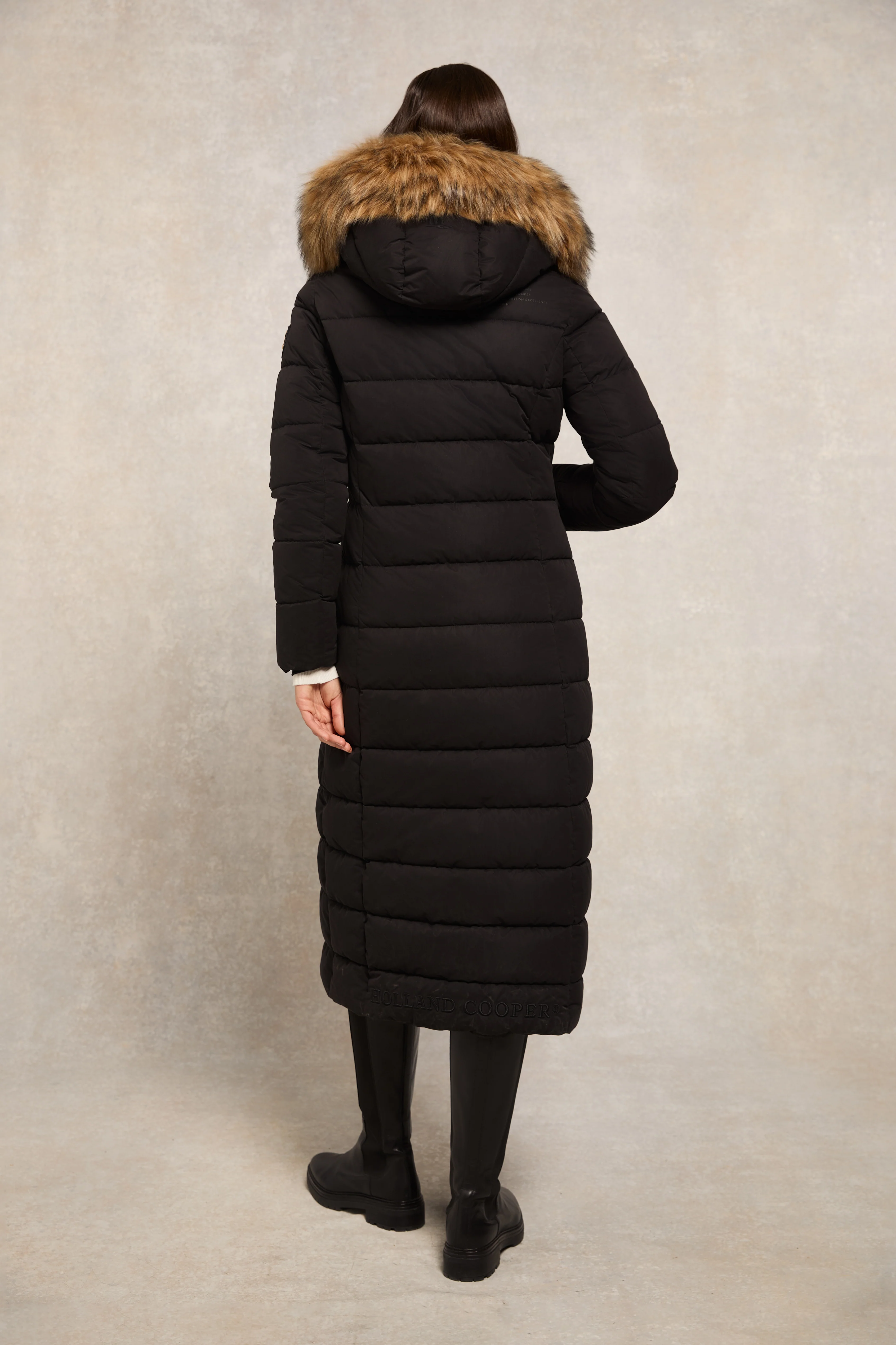 Stoneleigh Longline Coat (Black) - Image 6