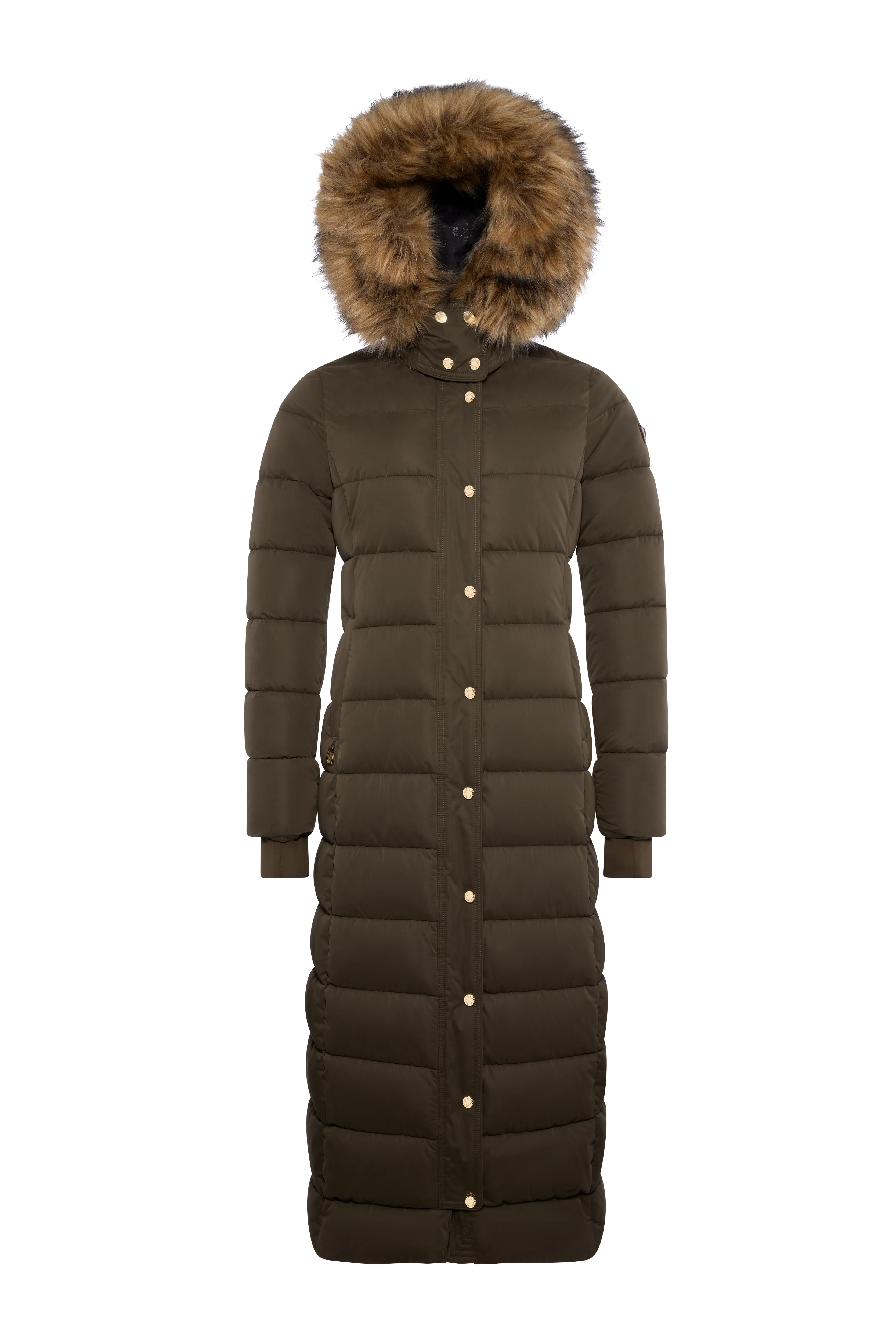 Stoneleigh Longline Coat (Heritage Khaki) - Image 4