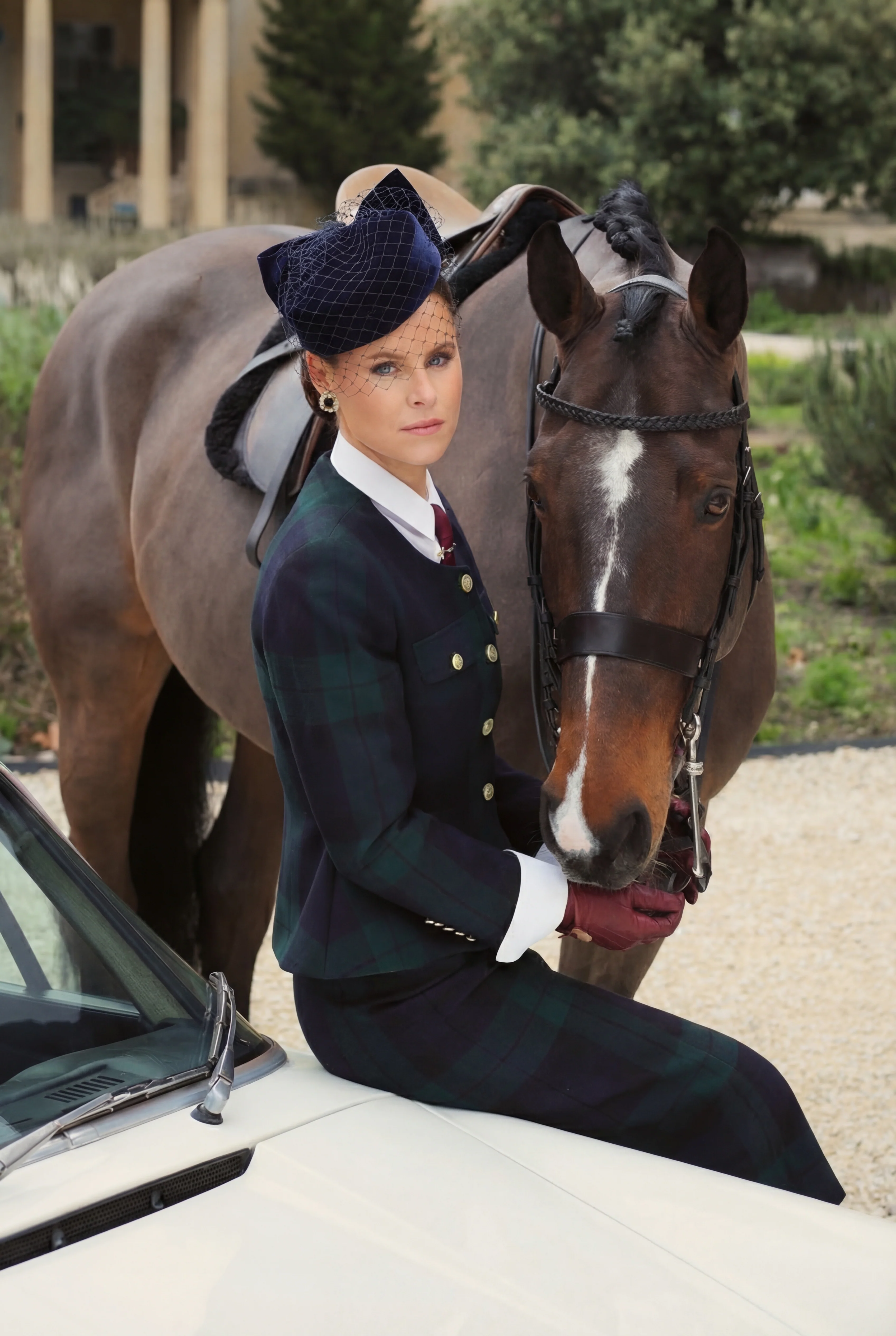 Tailored Peplum Jacket (Blackwatch)