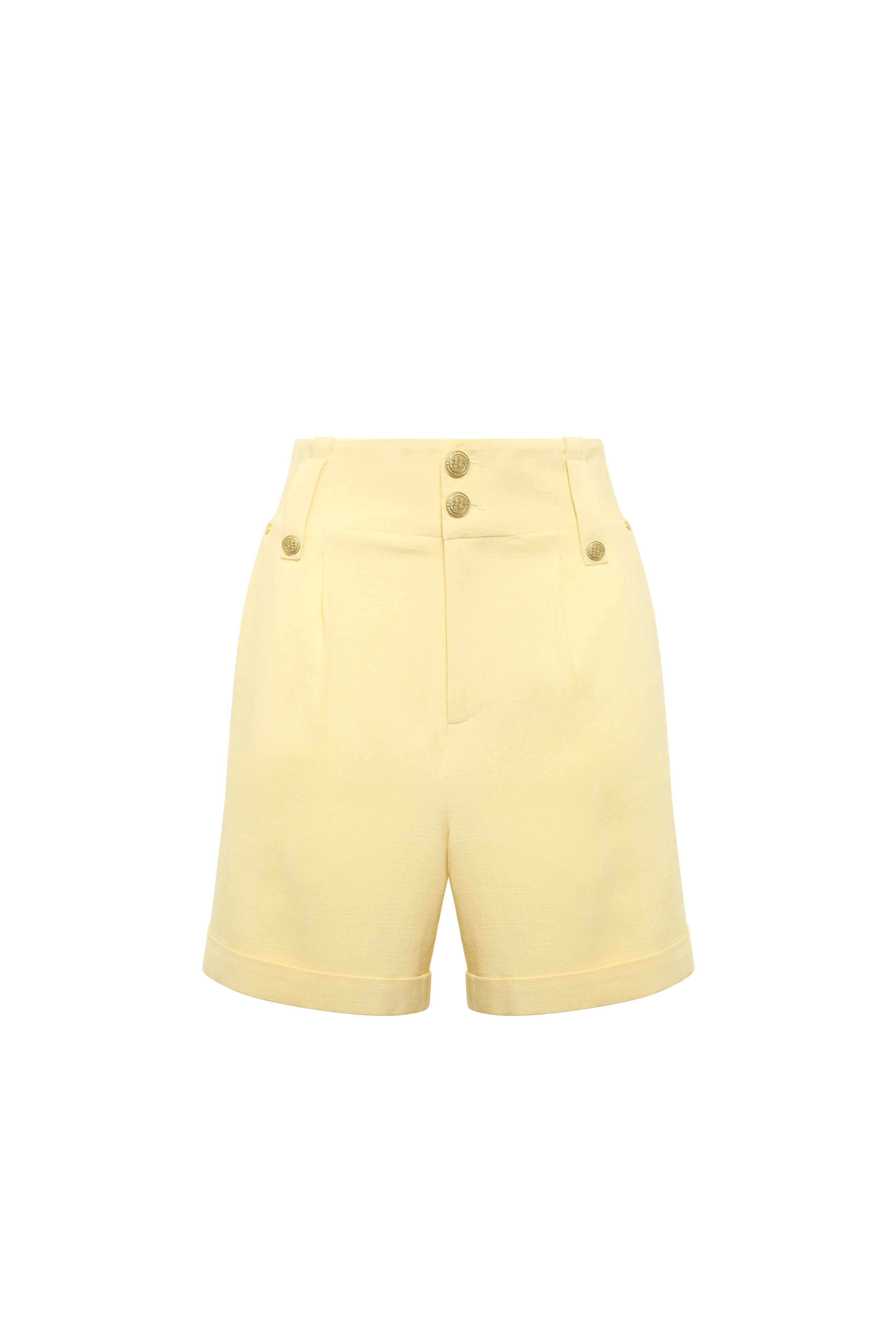 Tailored Short (Lemon Linen) - Image 6