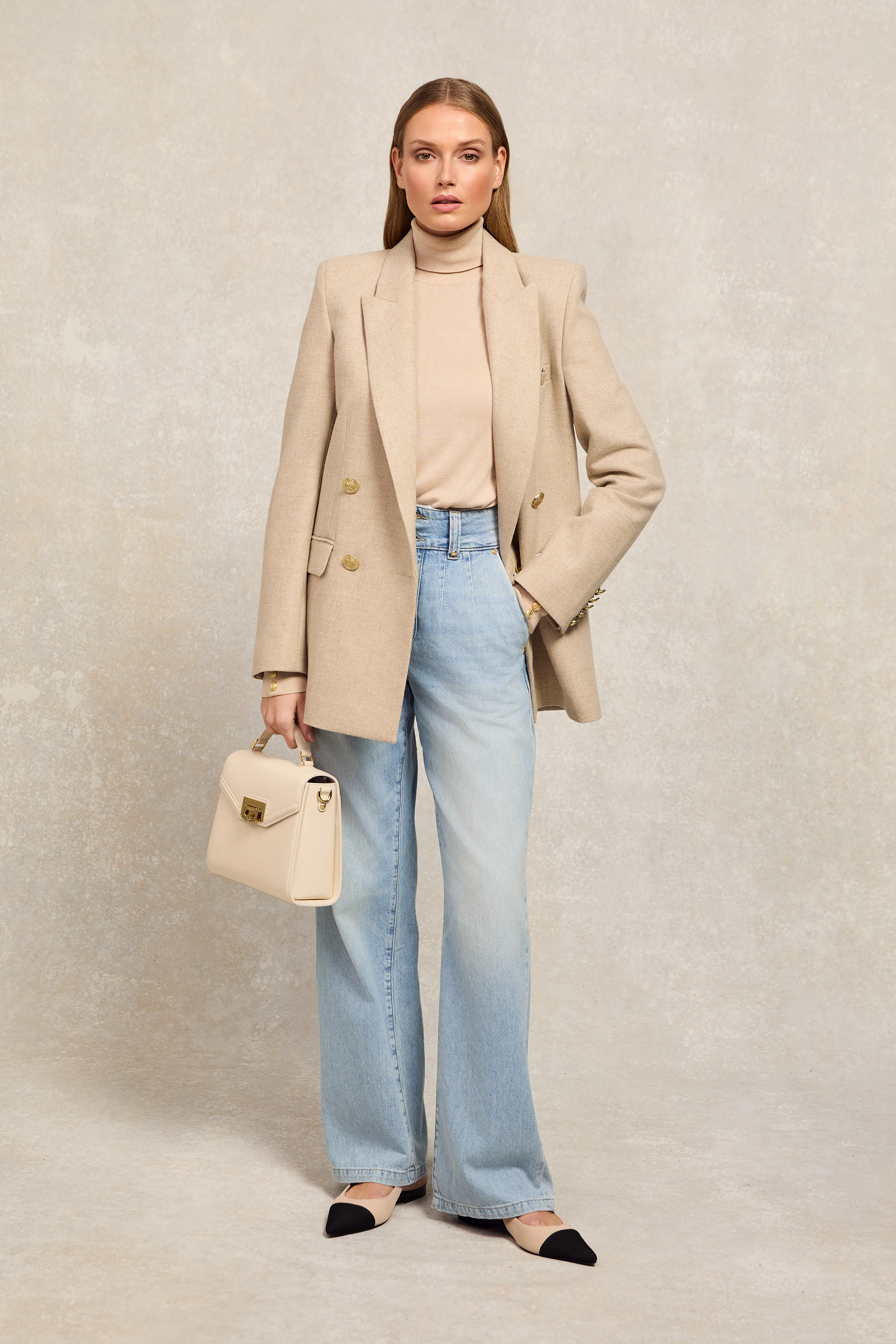 Tailored Wide Leg Jean (Vintage Indigo) - Image 5