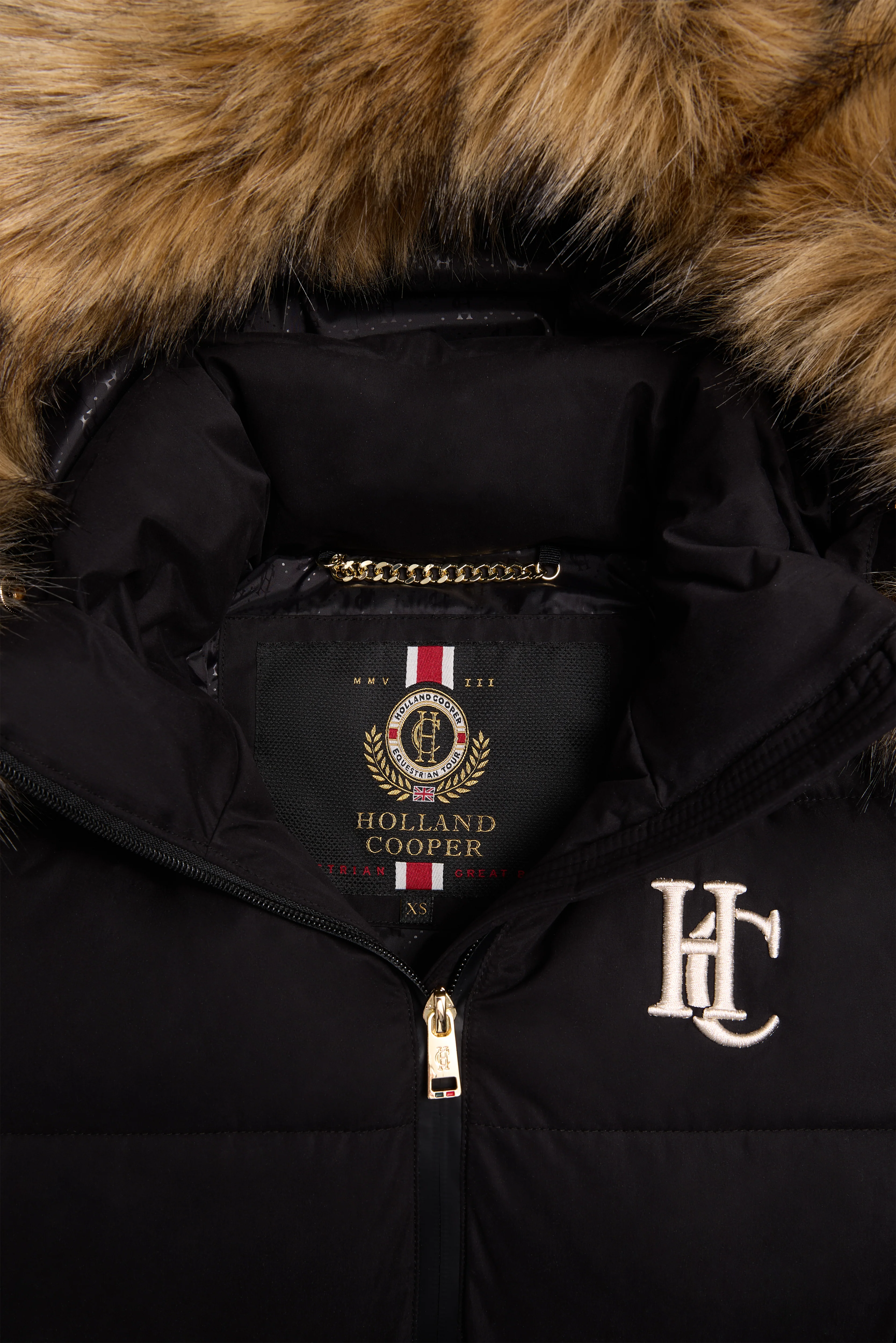 Team Padded Coat (Black) - Image 6
