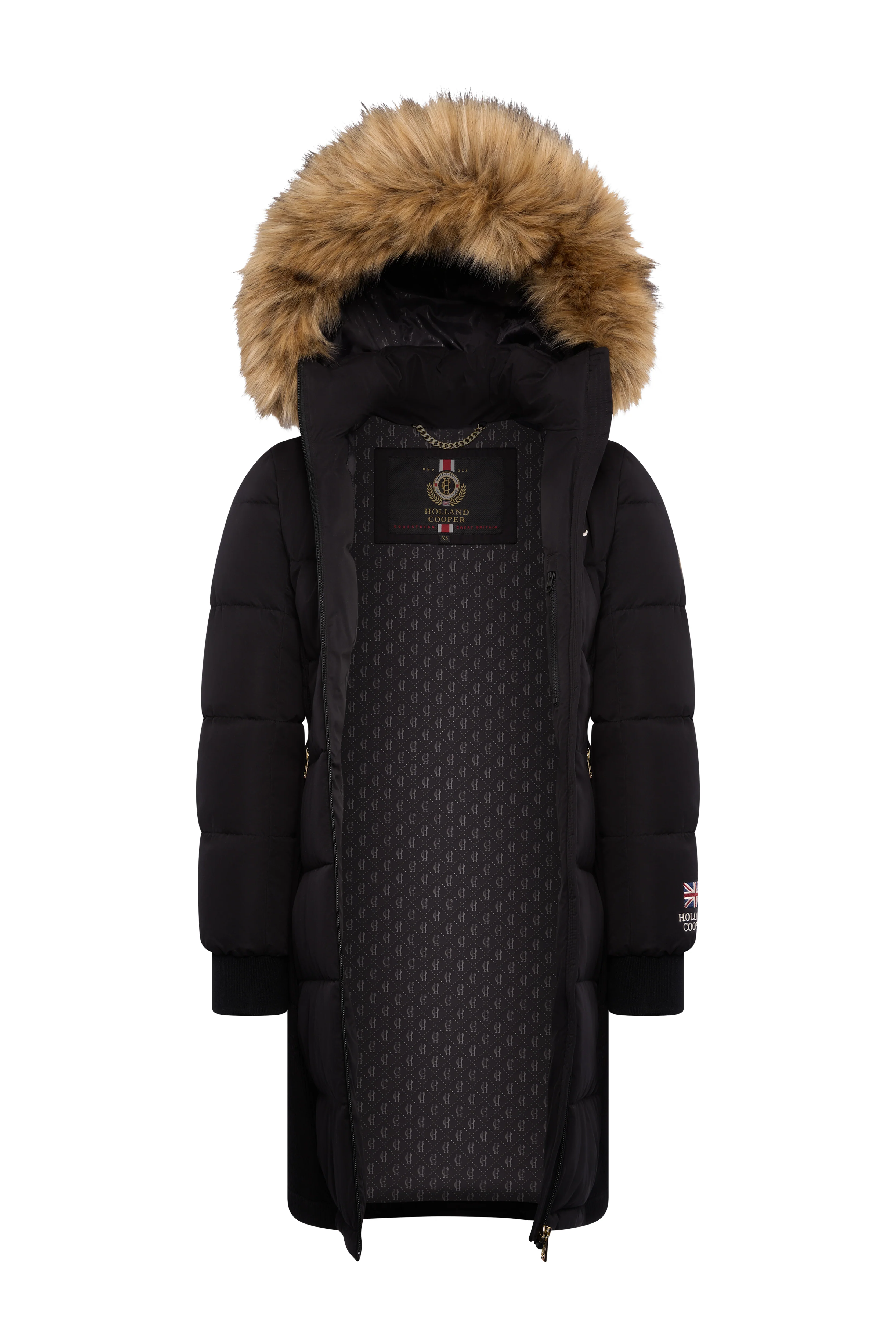 Team Padded Coat (Black) - Image 7