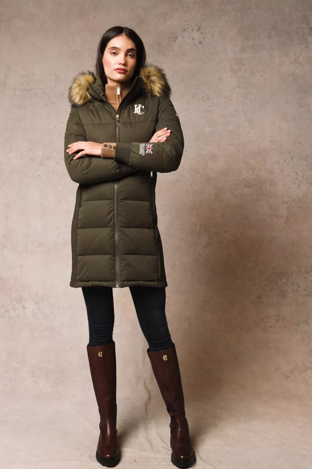 Team Padded Coat (Khaki) - Image 5