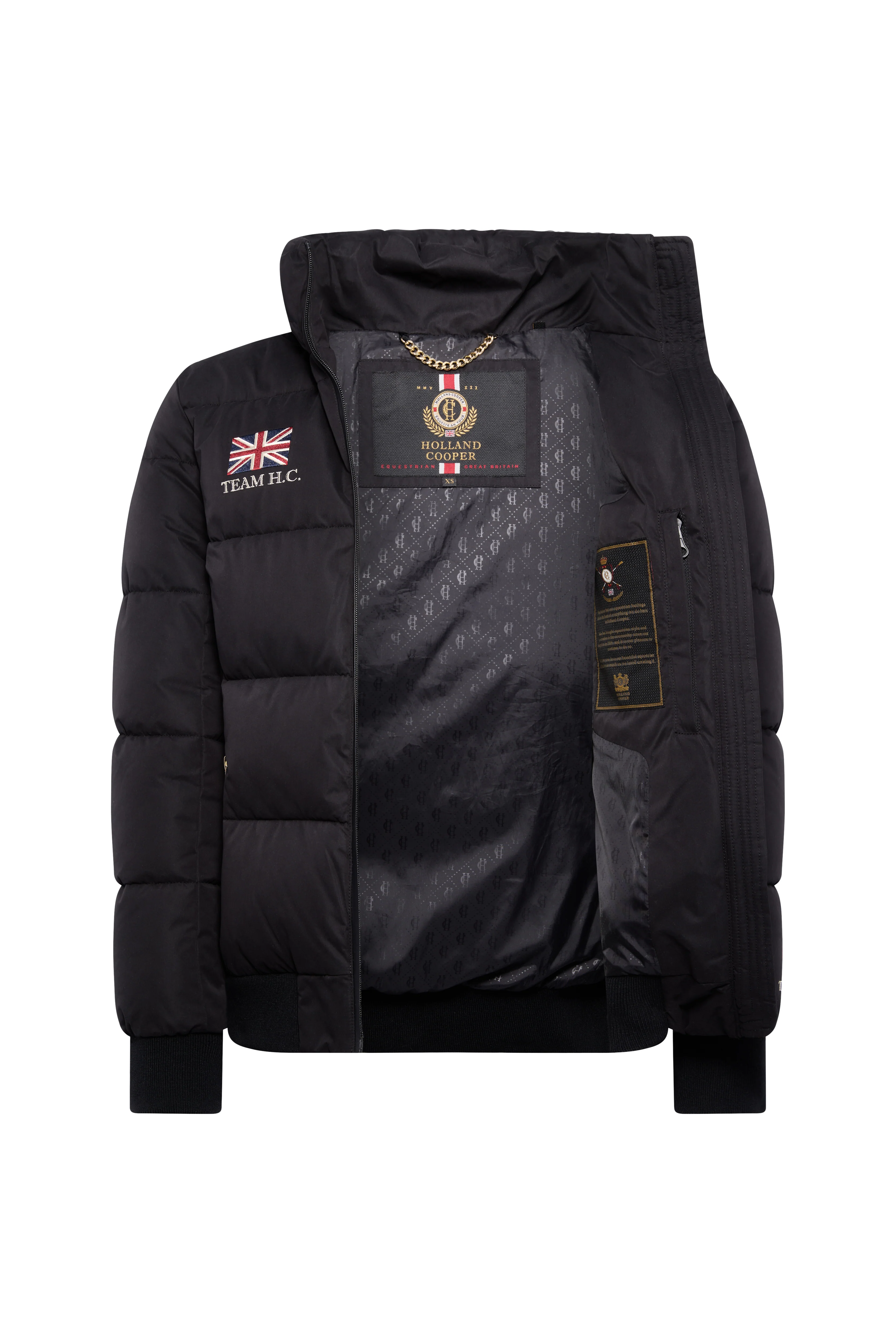 Team Padded Jacket (Black) - Image 10