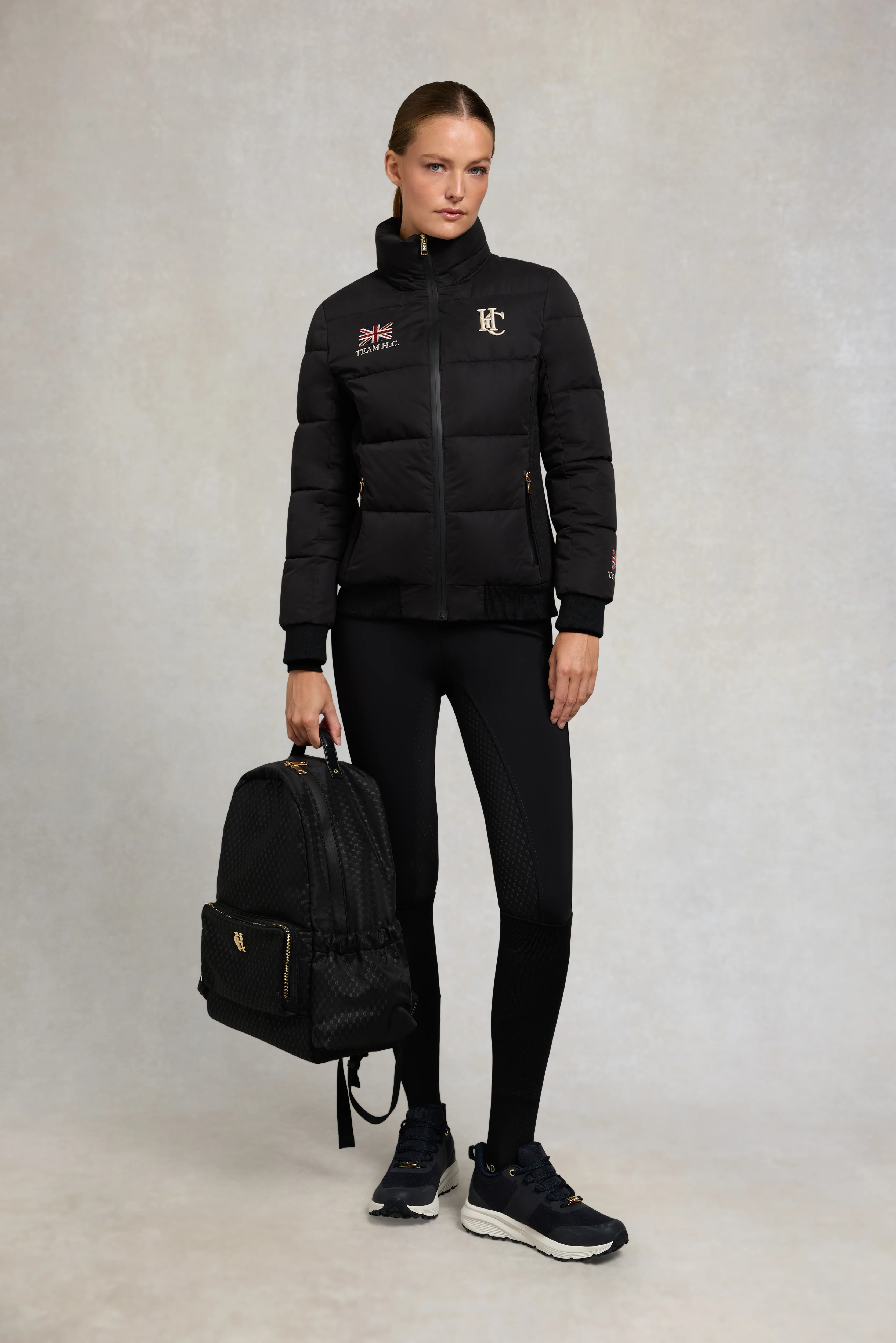Team Padded Jacket (Black) - Image 3