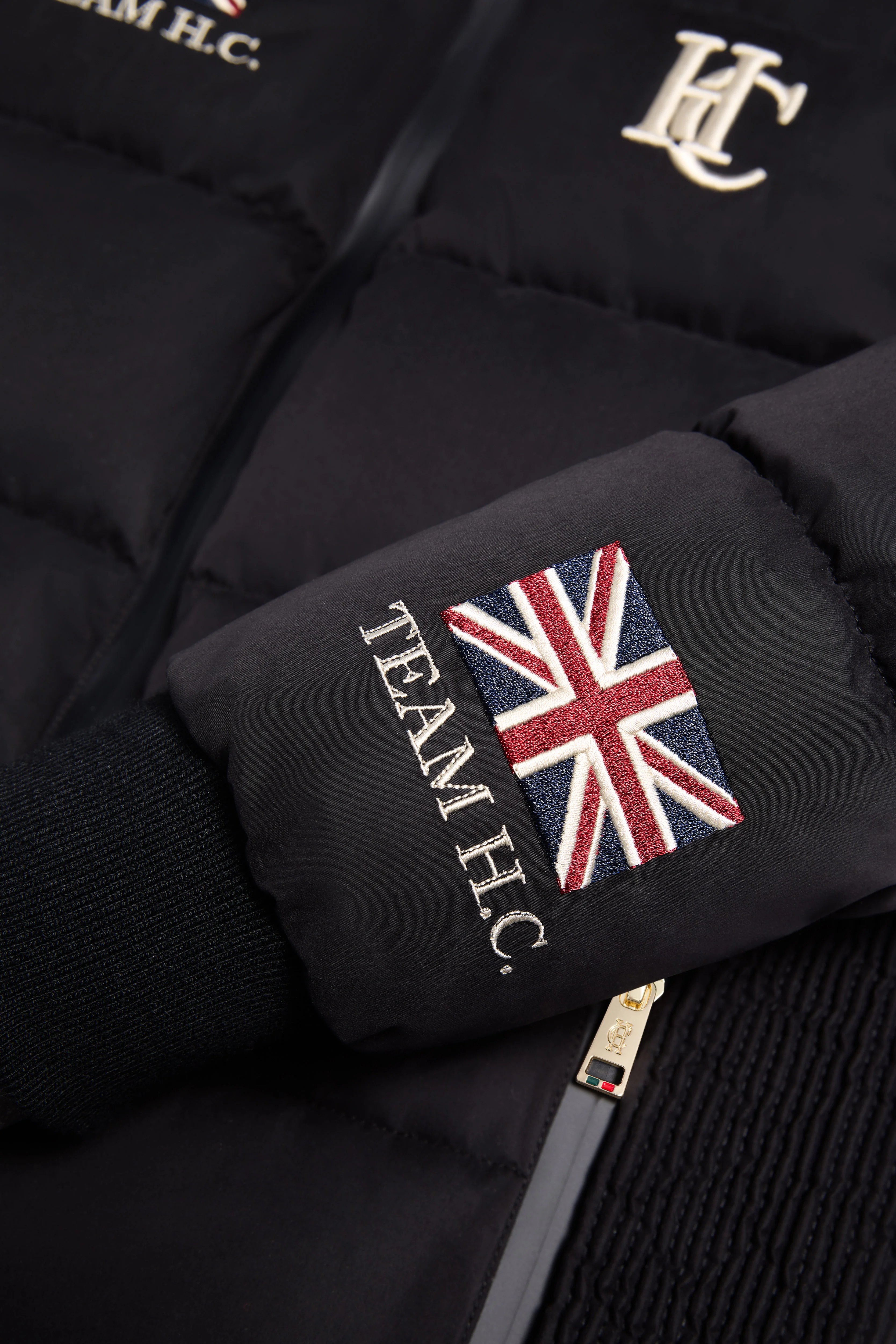 Team Padded Jacket (Black) - Image 8