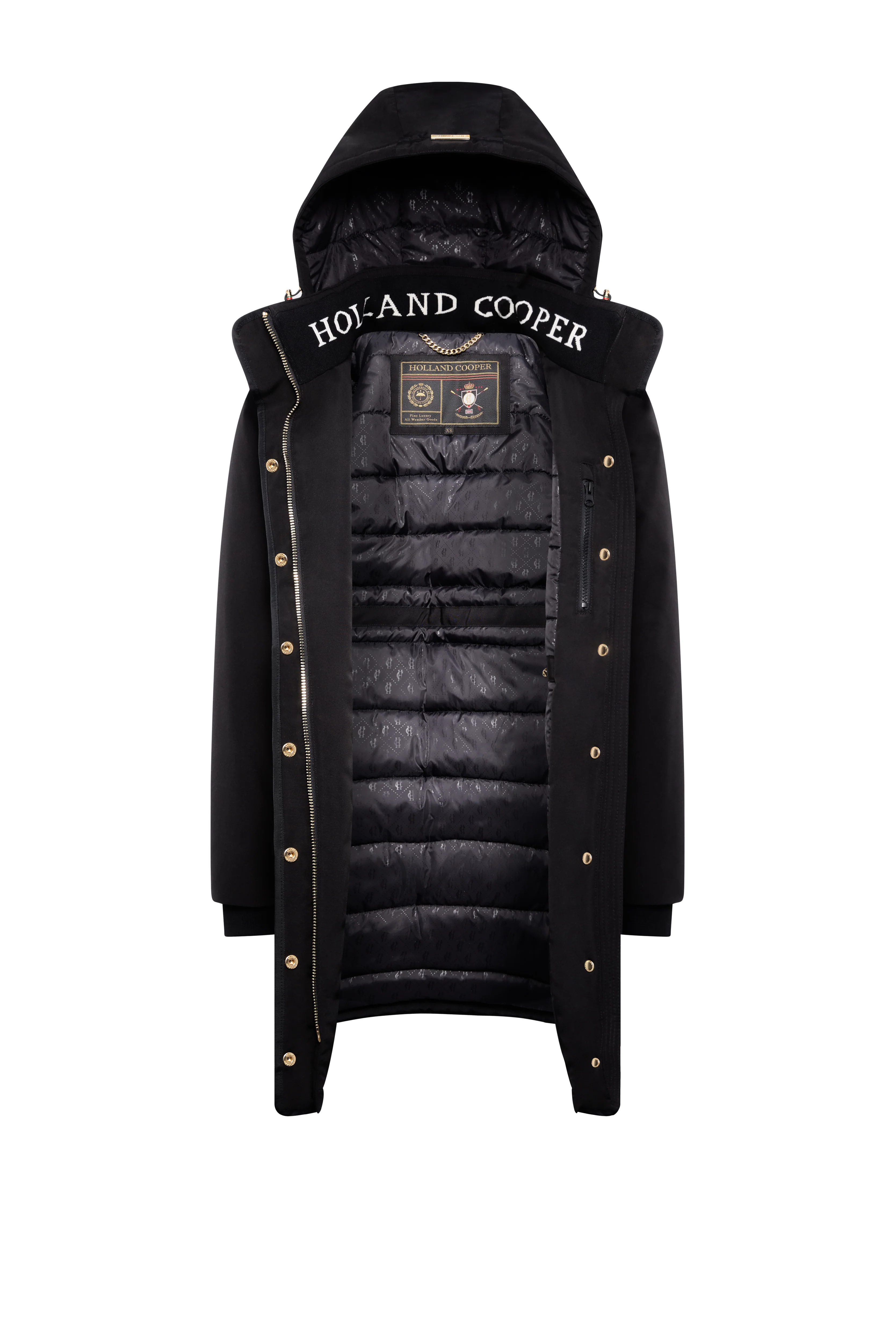 Team Waterproof Coat (Black) - Image 11