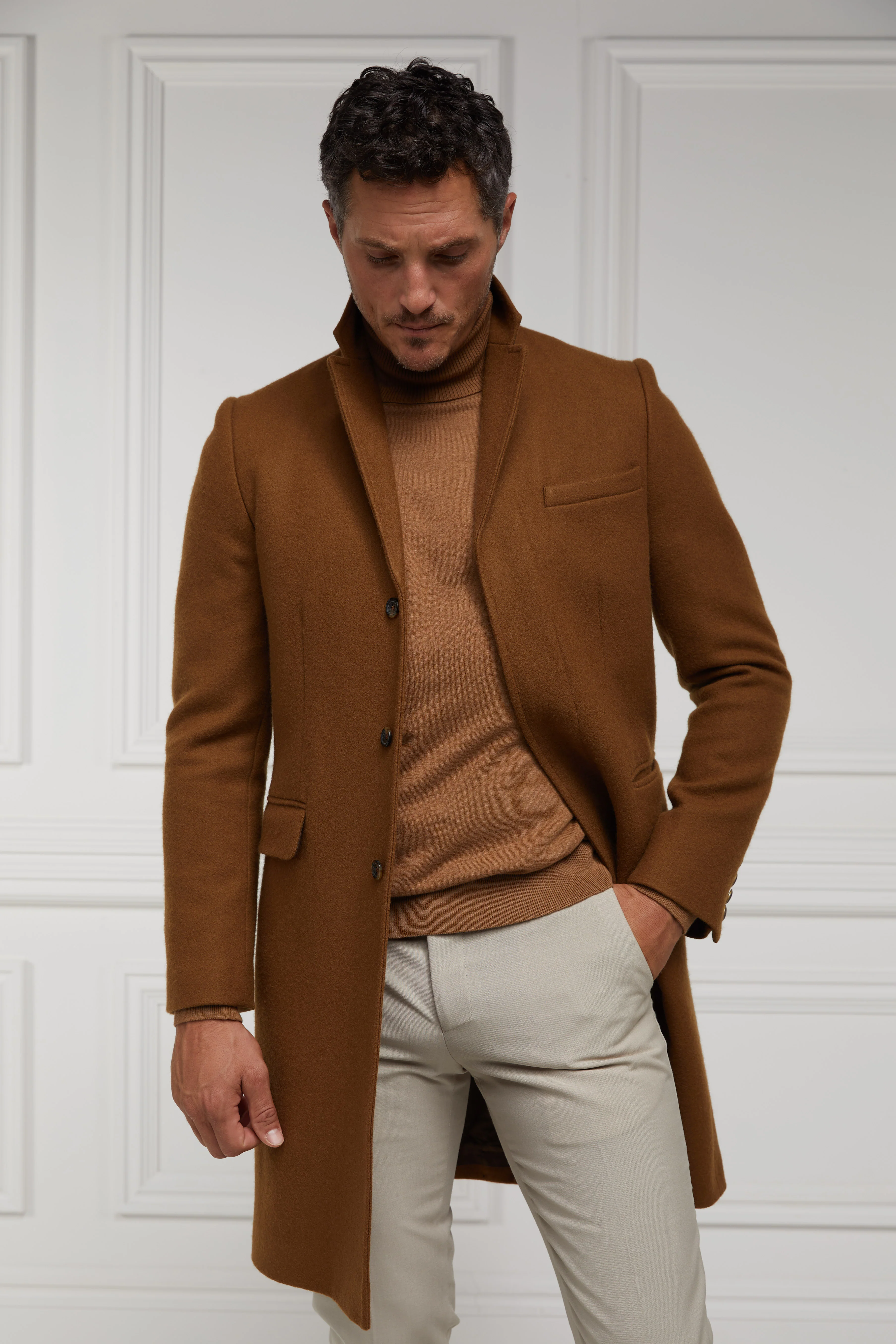 The Cheltenham Coat (Dark Camel) - Image 9