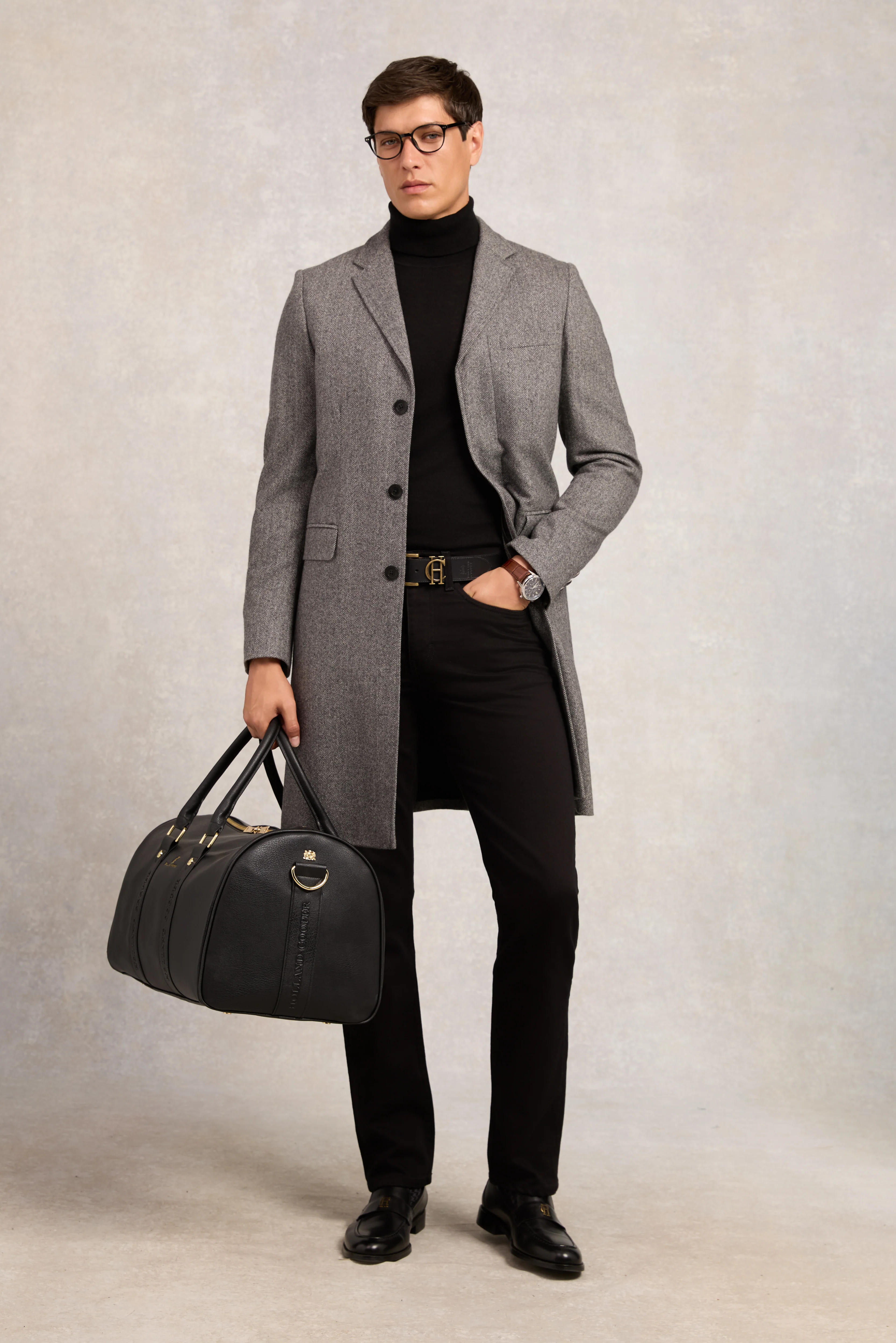 The Cheltenham Coat (Mono Herringbone) - Image 3