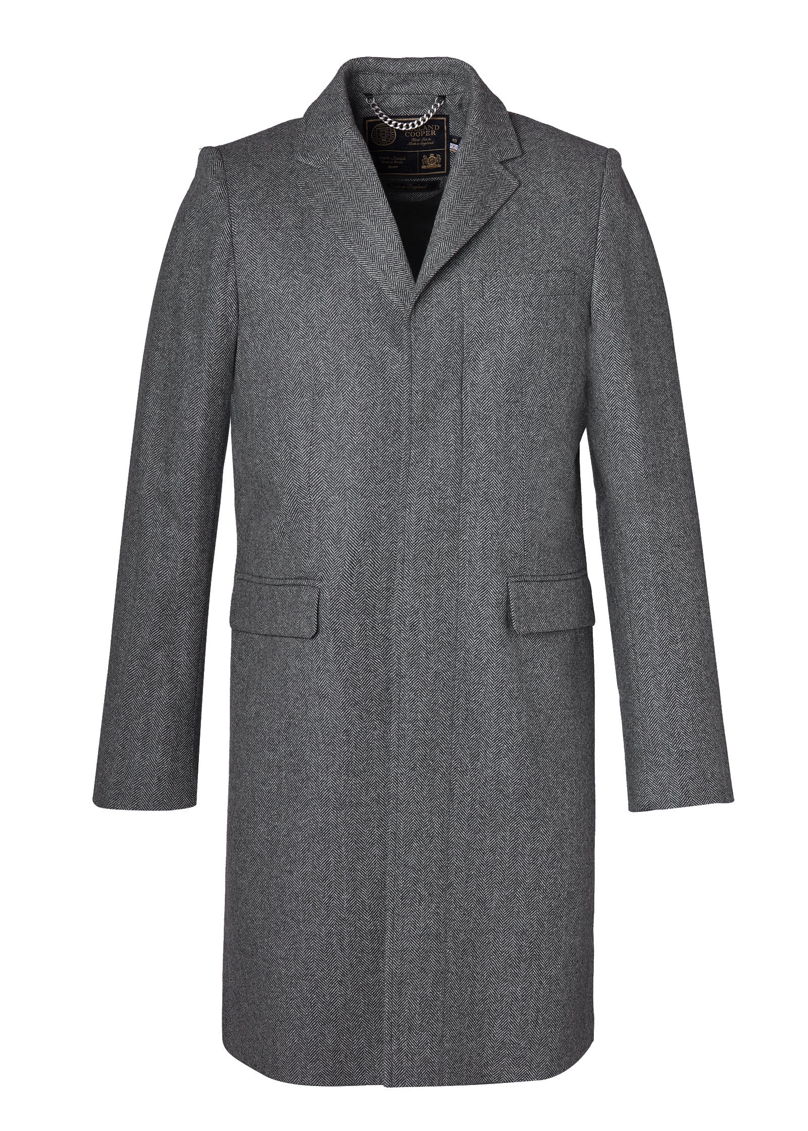 The Cheltenham Coat (Mono Herringbone) - Image 4