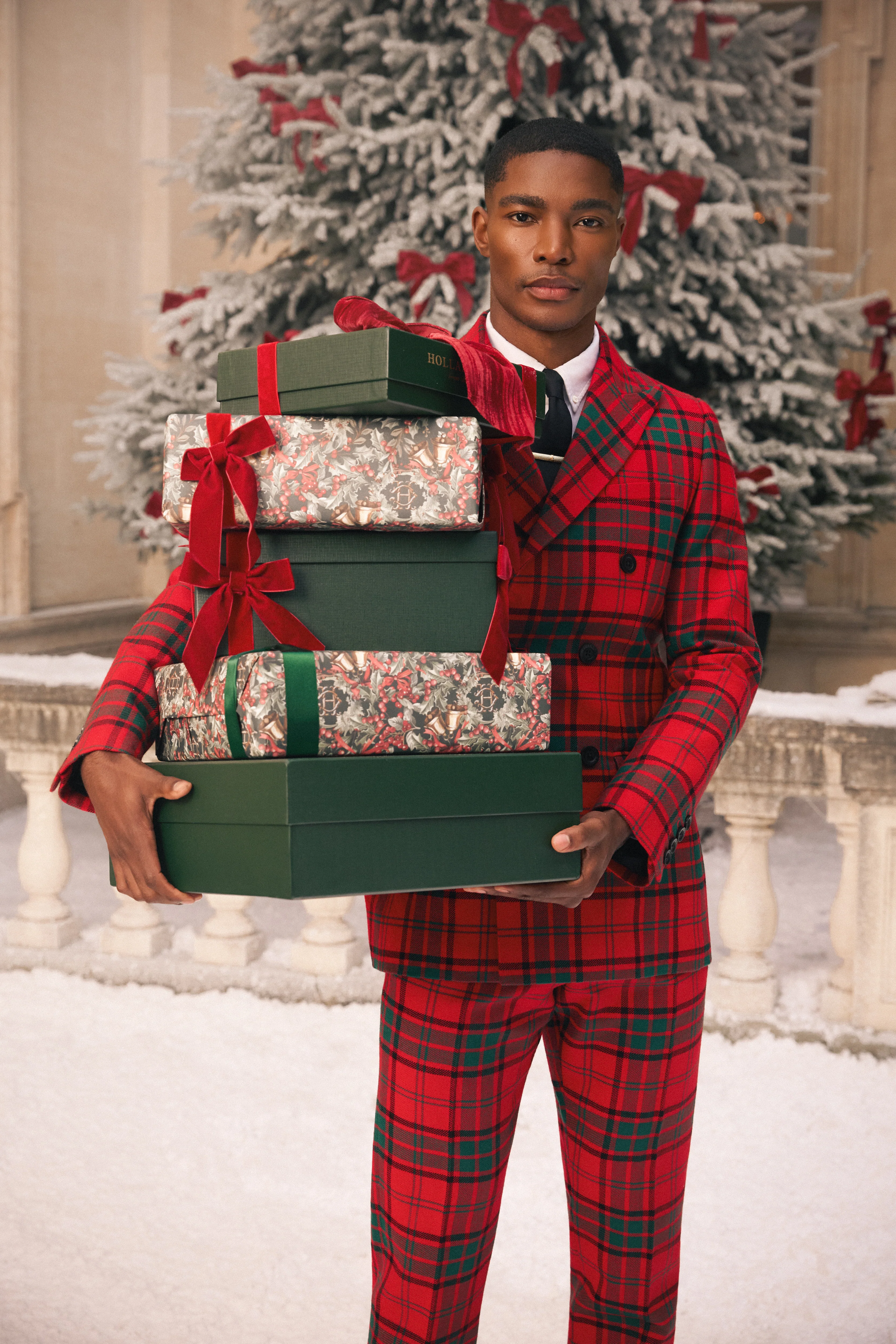 The Double Breasted Blazer (Red Tartan) - Image 2