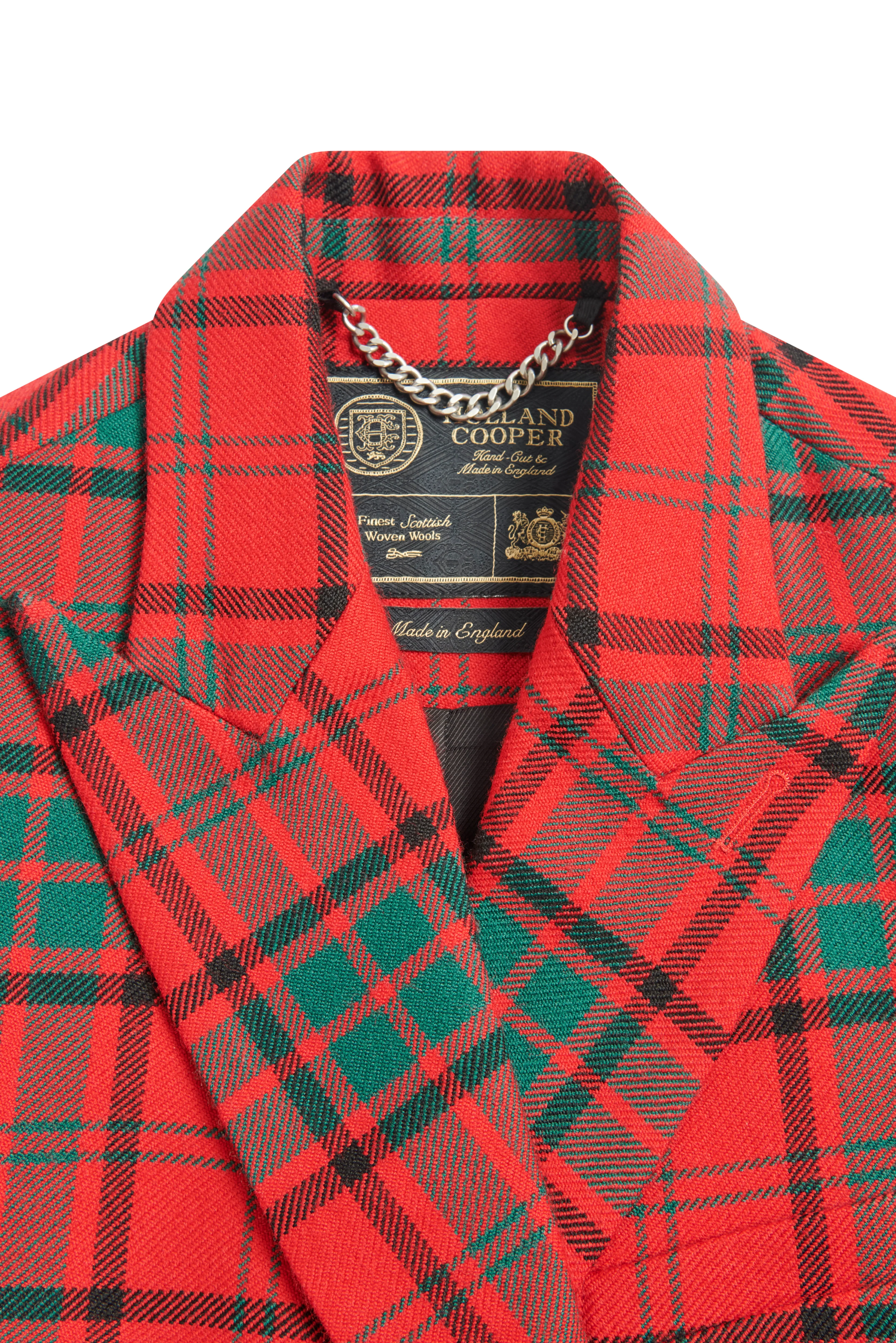The Double Breasted Blazer (Red Tartan) - Image 4
