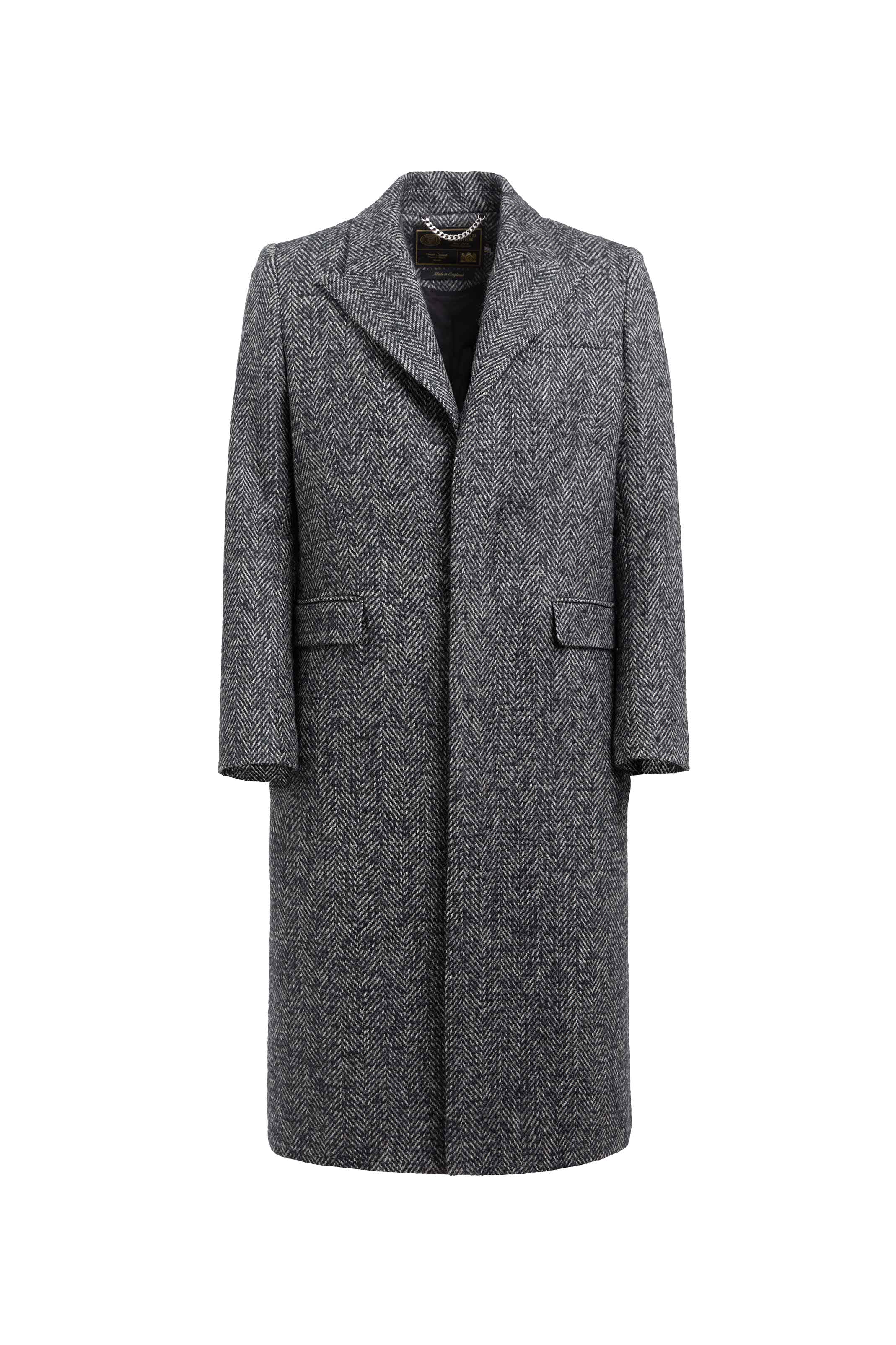 The Fairford Coat (Ebony Herringbone) - Image 4