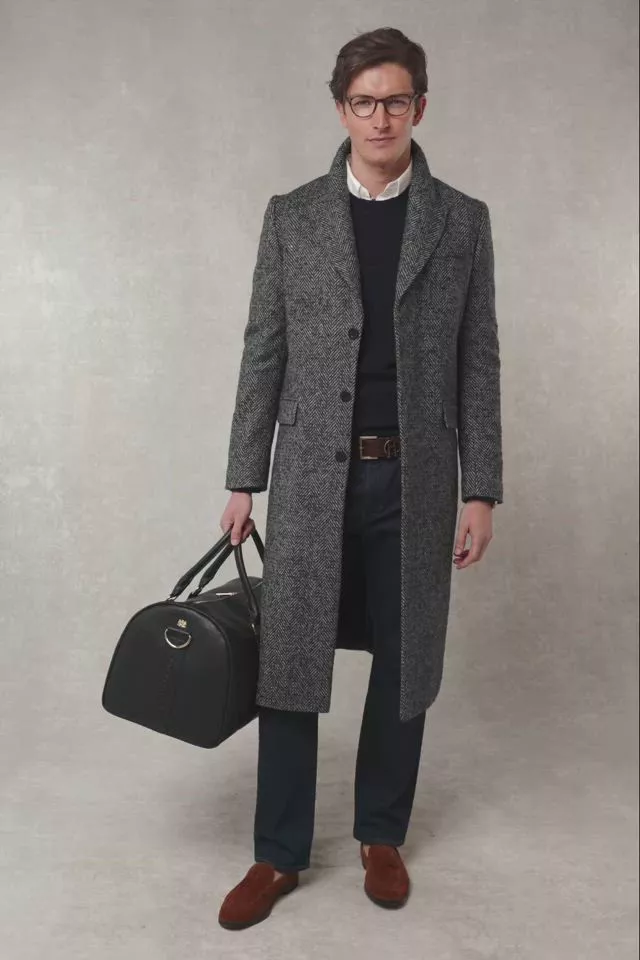 The Fairford Coat (Ebony Herringbone) - Image 5