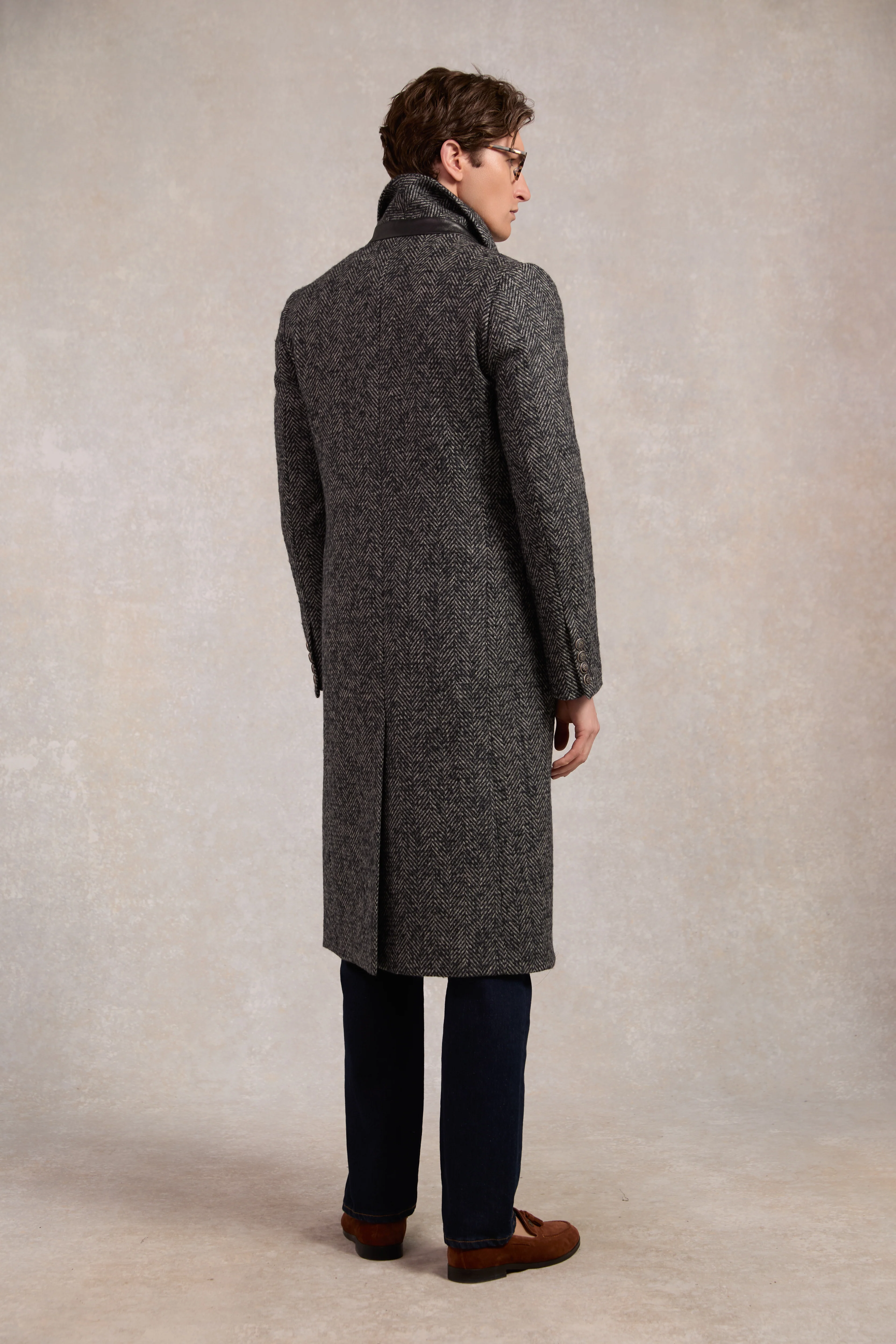 The Fairford Coat (Ebony Herringbone) - Image 6