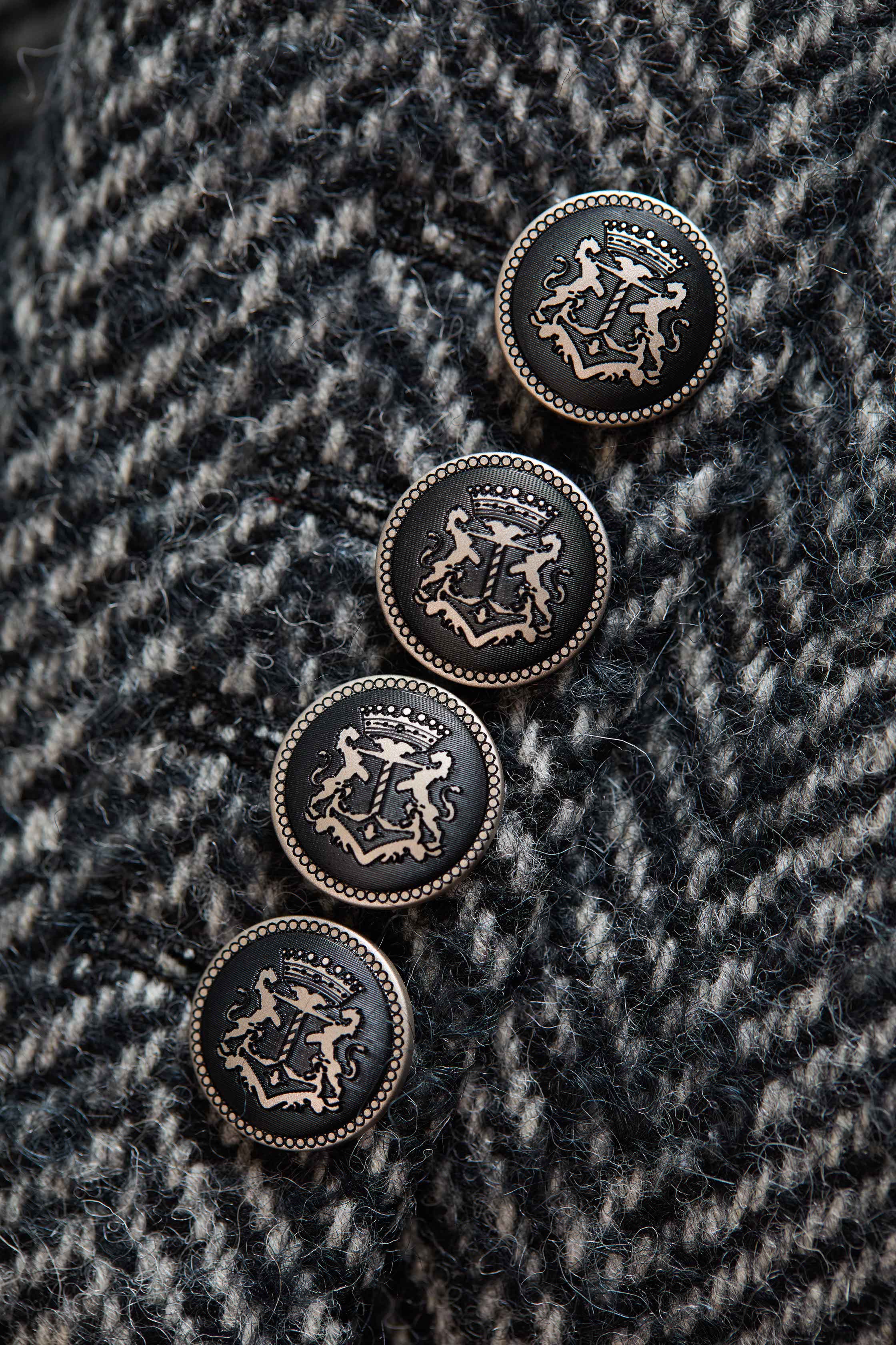 The Fairford Coat (Ebony Herringbone) - Image 8