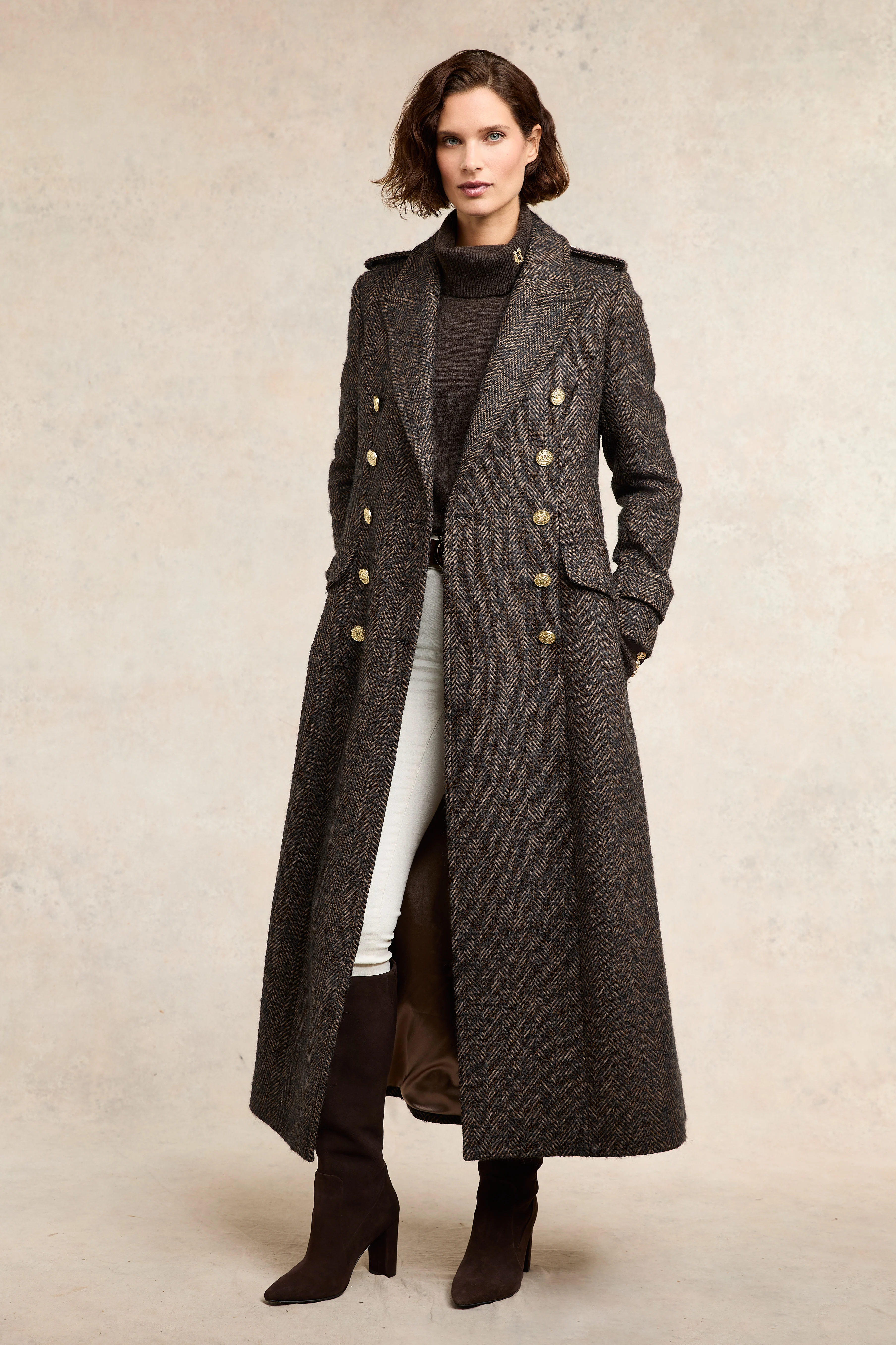 The Great Coat (Walnut Herringbone) - Image 2