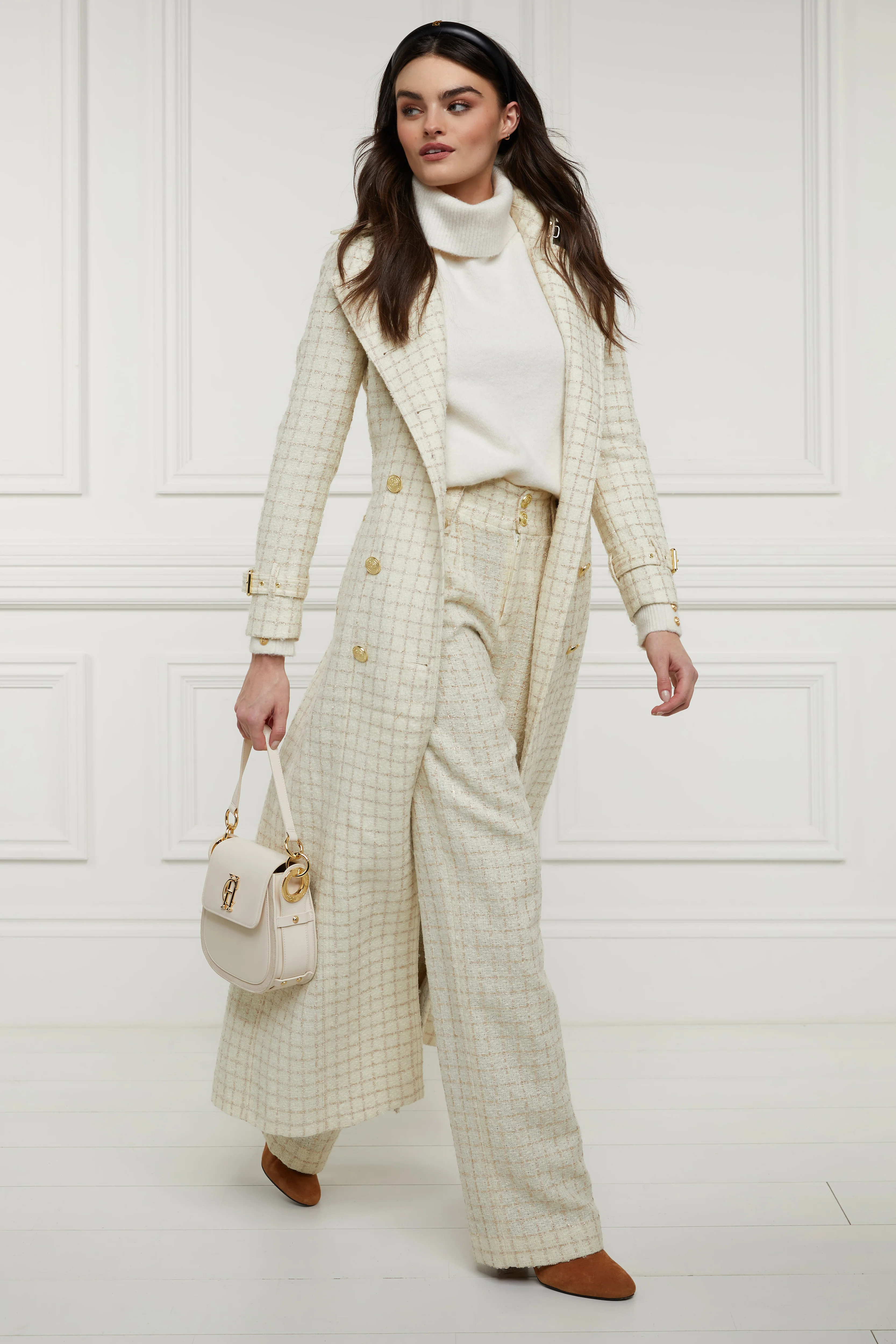 The Ivory Sparkle Tweed Suit - Image 2