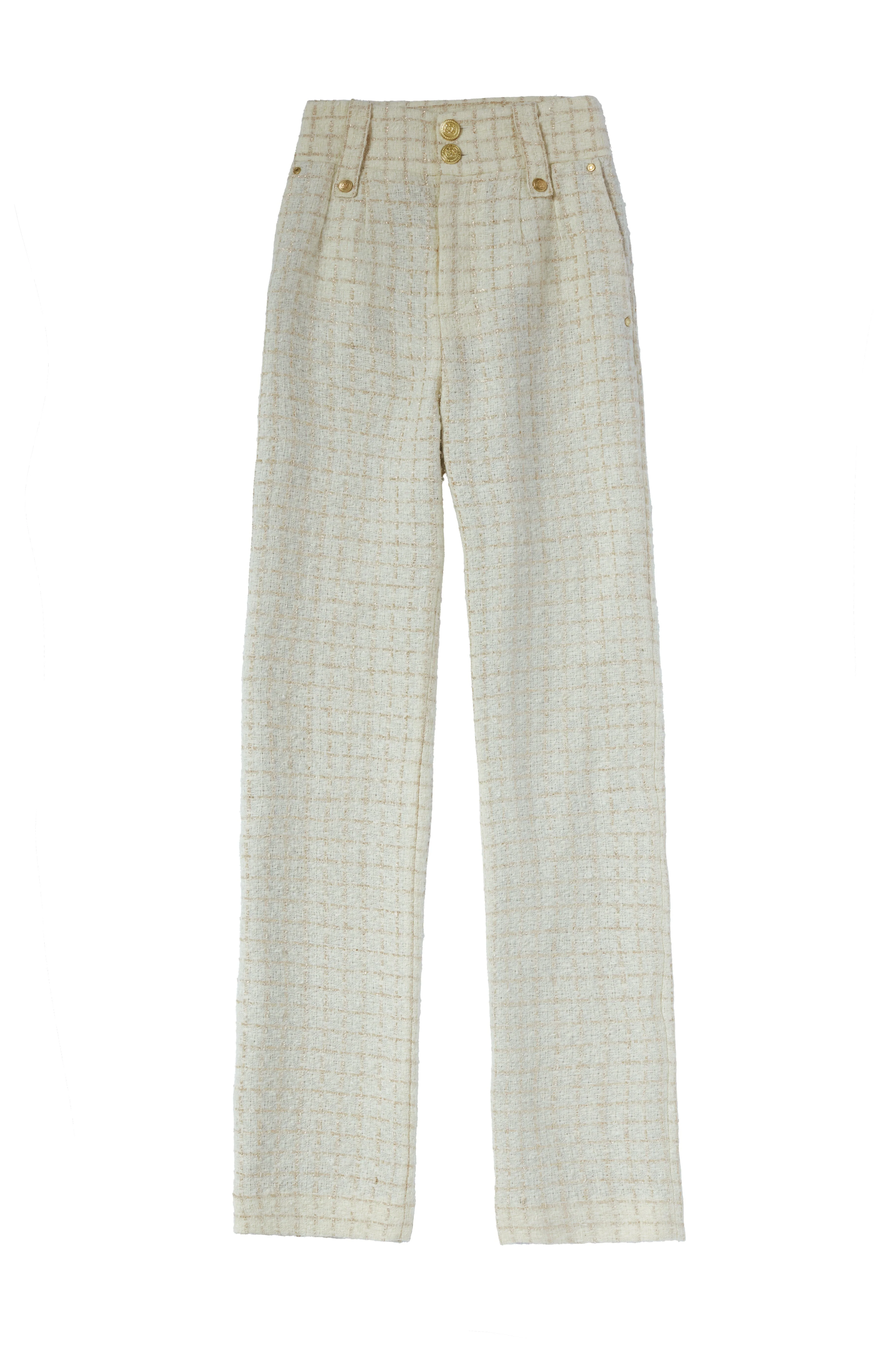The Ivory Sparkle Tweed Suit - Image 7