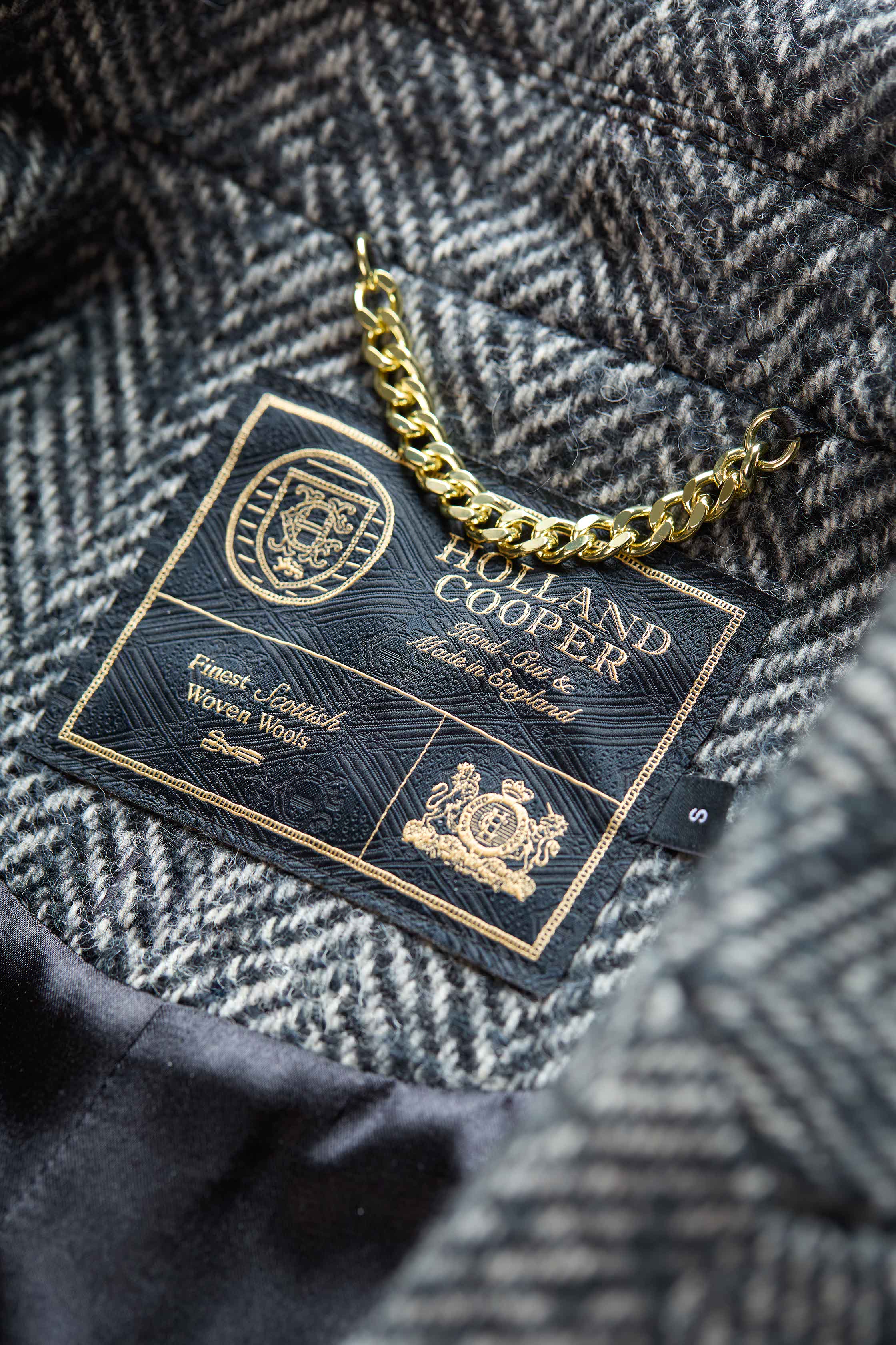 The Kelly Overcoat (Ebony Herringbone) - Image 11