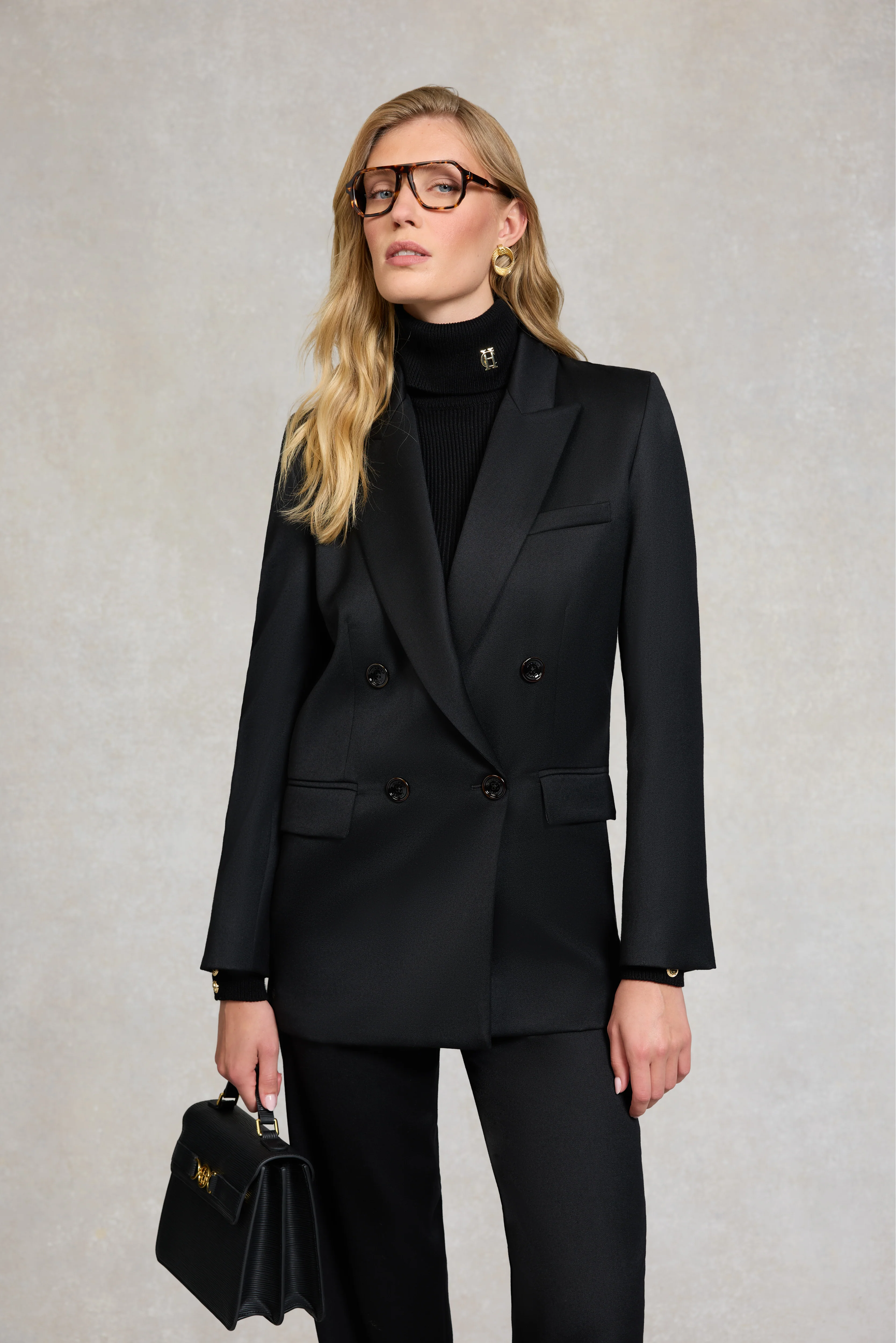 The Portman Blazer (Black Twill) - Image 2