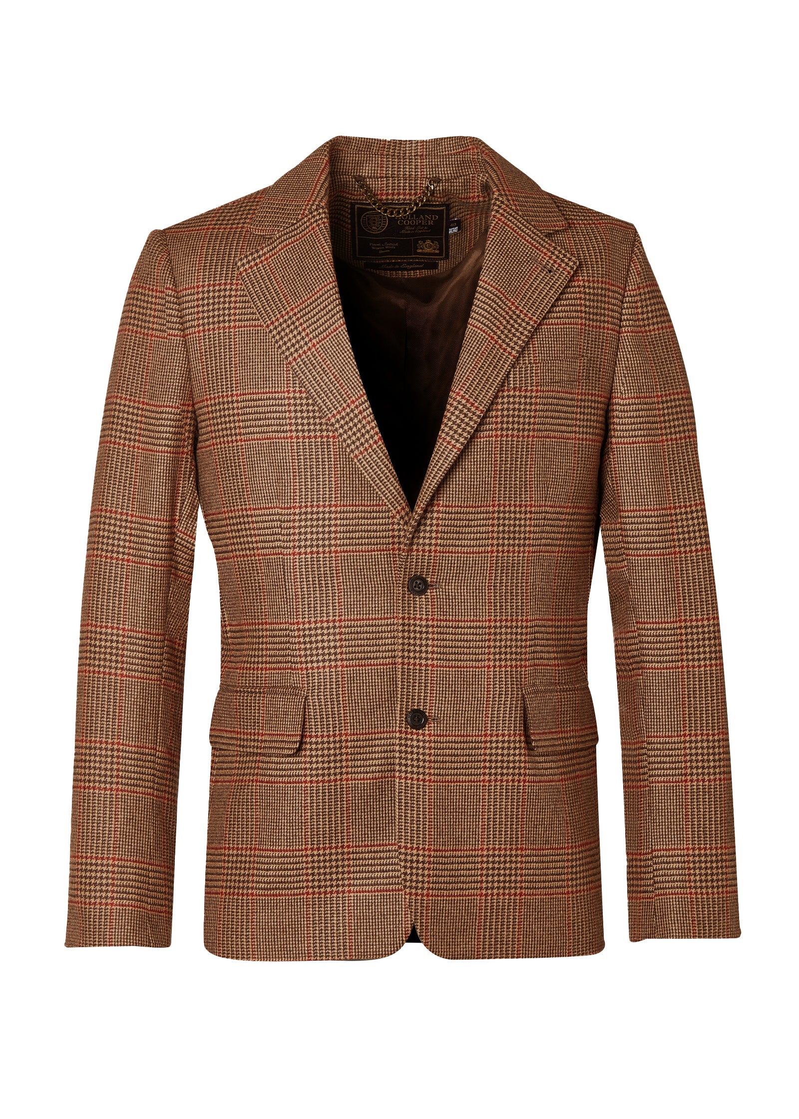 The Clarence Check Merlot Look - Image 3